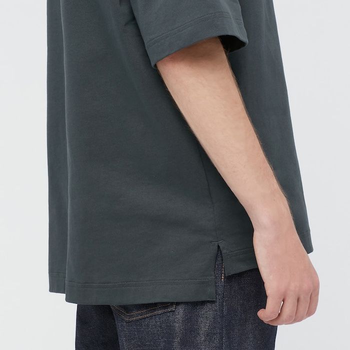 Uniqlo Oversized Boxy Crewneck T-Shirt | Grailed