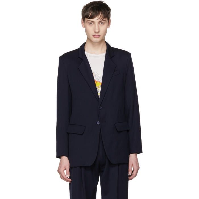 Eckhaus Latta Eckhaus Latta Navy Blazer Size 36R - 1 Thumbnail