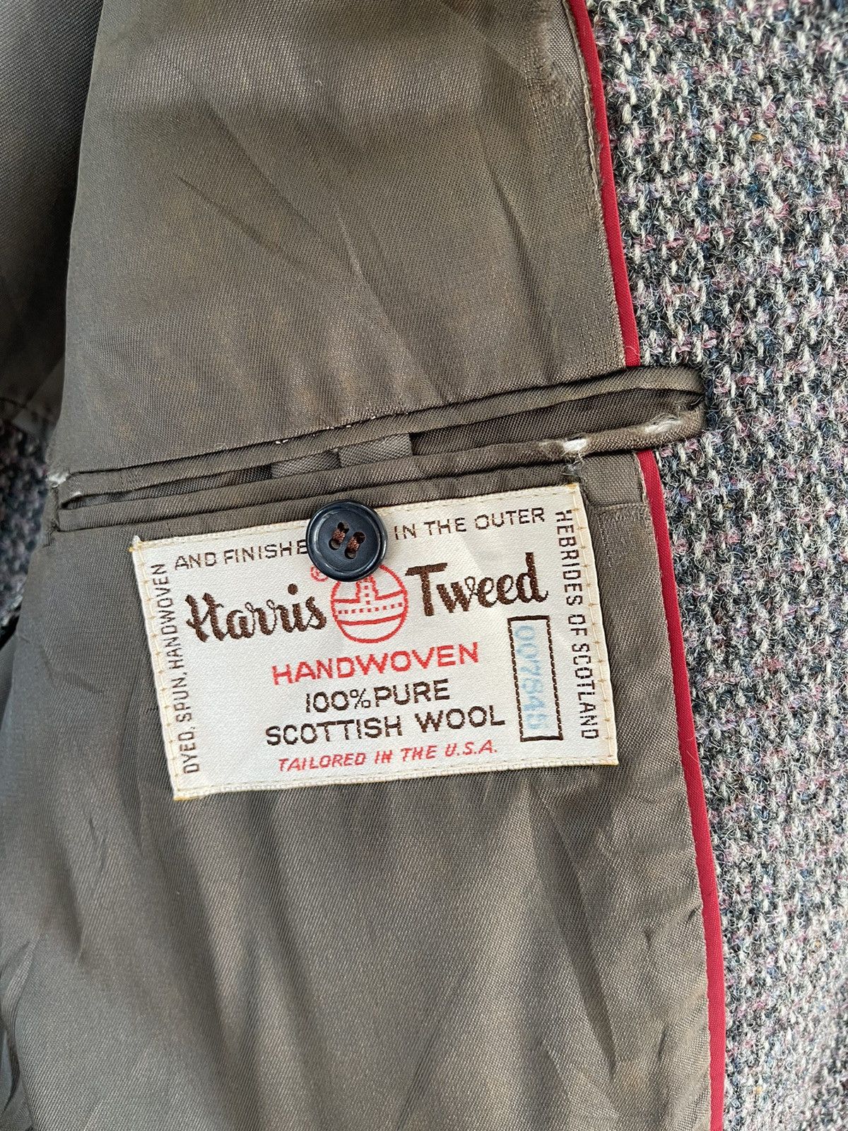 Harris Tweed 🔥OLD MONEY🚀 1960 TWEED by Harris Tweed Jacket Coat USA Size US M / EU 48-50 / 2 - 4 Thumbnail