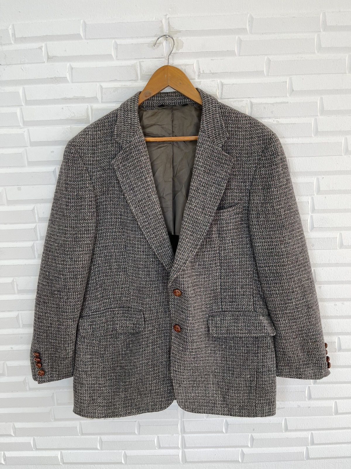 Harris Tweed 🔥OLD MONEY🚀 1960 TWEED by Harris Tweed Jacket Coat USA Size US M / EU 48-50 / 2 - 2 Thumbnail
