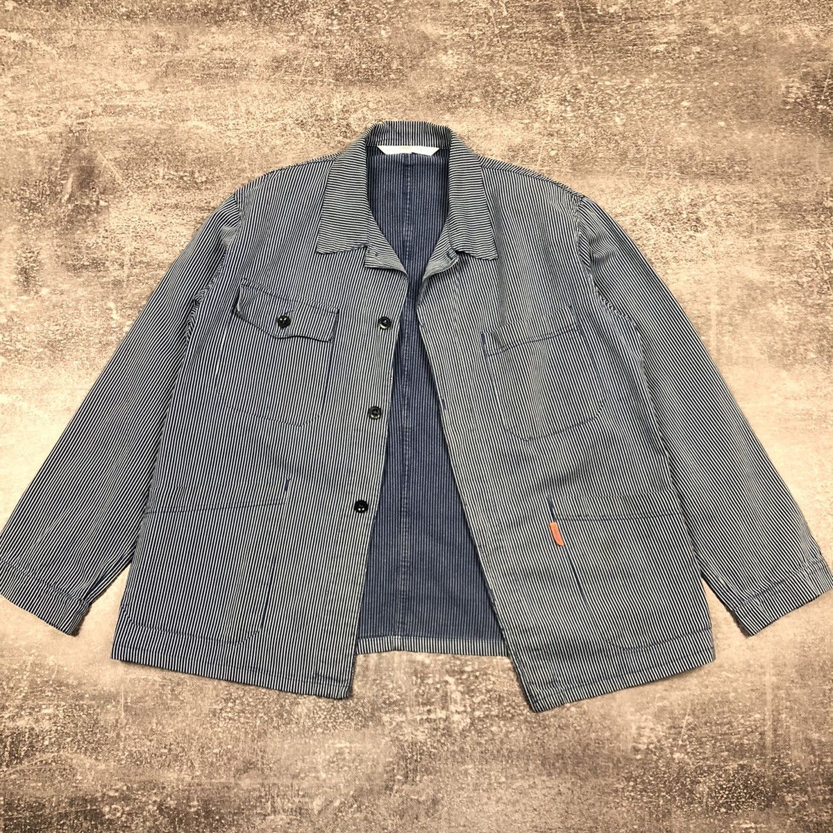 Vintage Vintage 80s 90s Sanfor Work Jacket Washed Faded Size US M / EU 48-50 / 2 - 7 Thumbnail