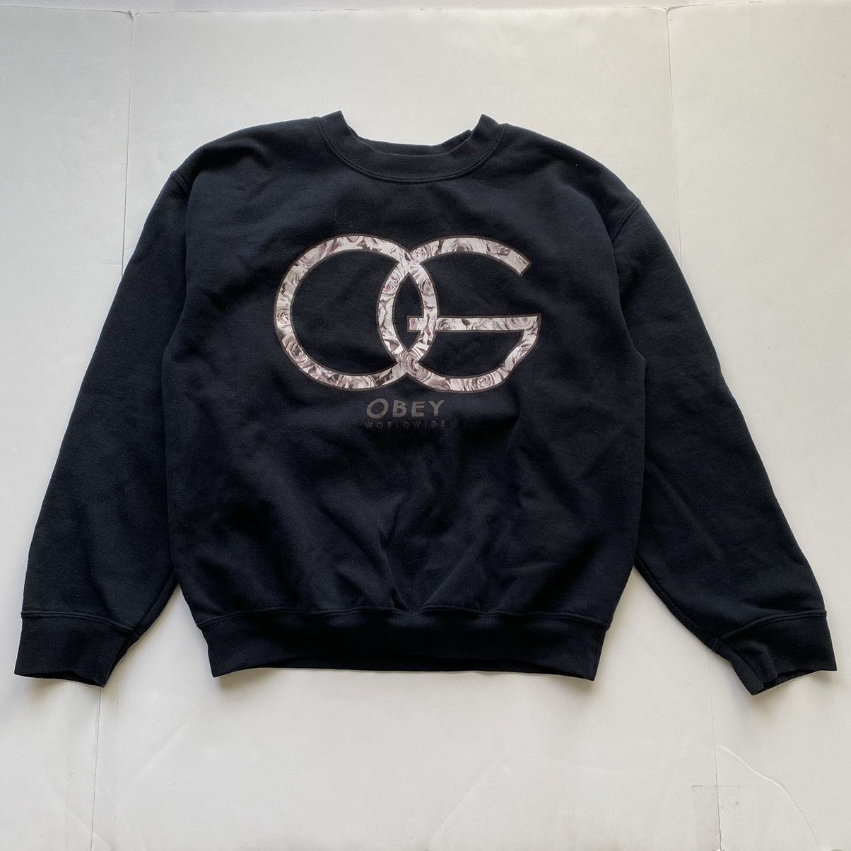 Obey Streetwear Vintage M 2000s Vintage Obey Gucci Logo Sweatshirt Grailed