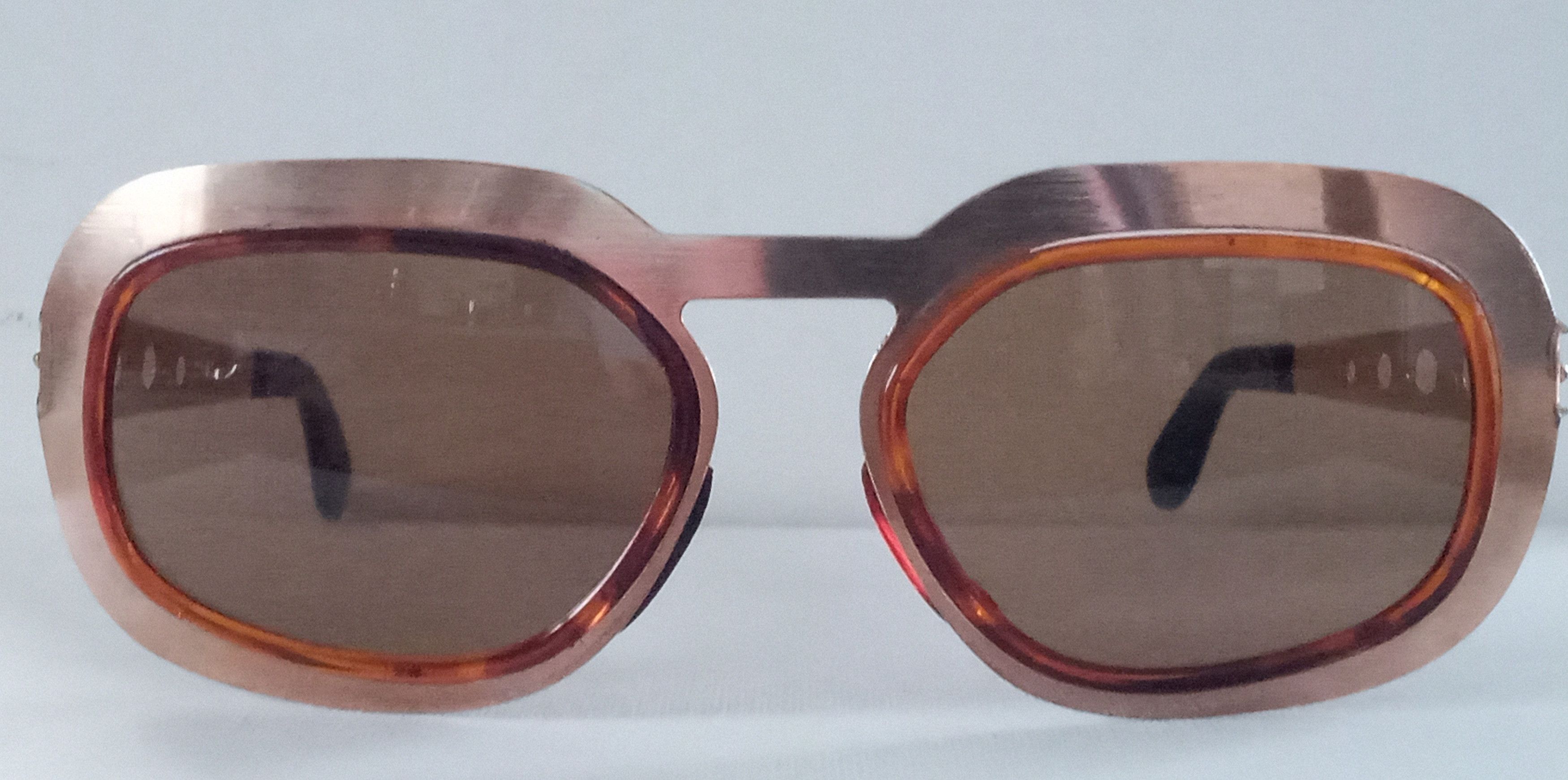 Vintage 68 MOD MID CENTURY MODERN FUTURISME ITALIA OCCHIALI DA SOLE Size ONE SIZE - 3 Thumbnail