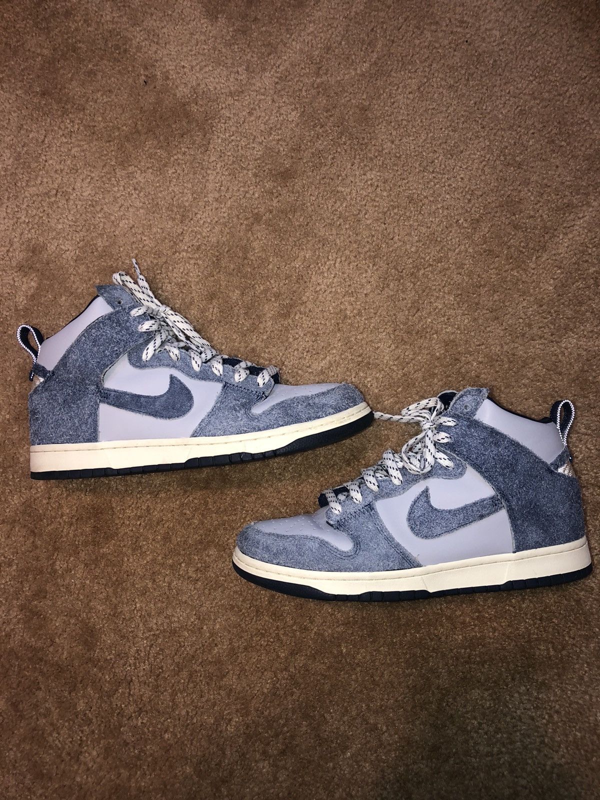 dunk high x notre midnight navy