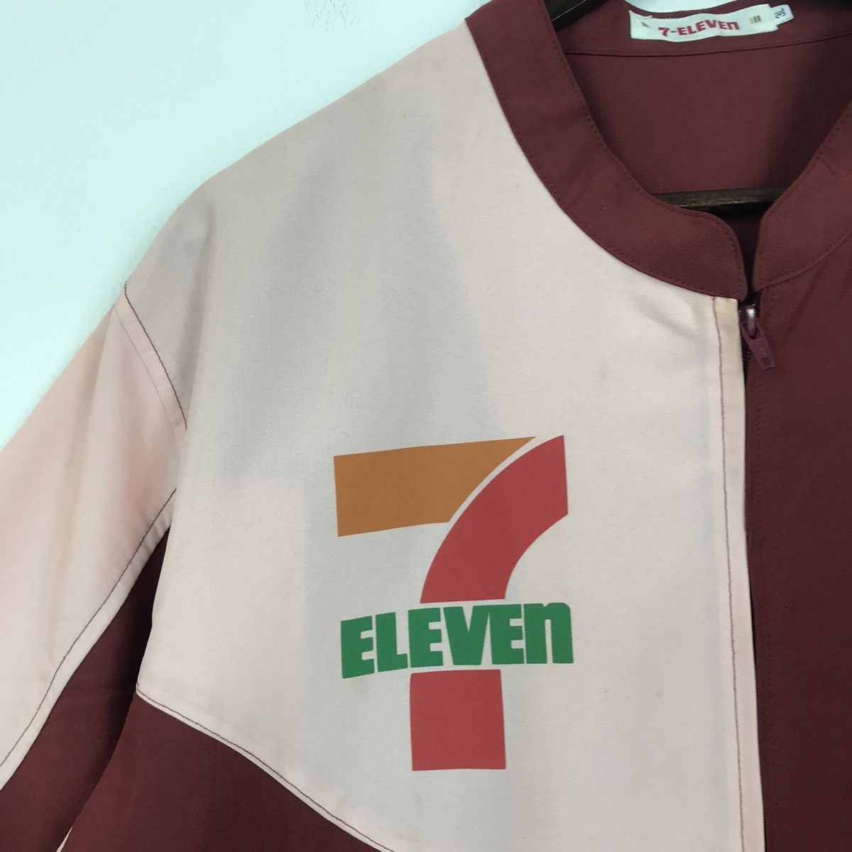 Japanese Brand × Logo 7 💣OFFER 90’s 7 ELEVEN Zipper Worker Jacket Size US XXL / EU 58 / 5 - 2 Thumbnail