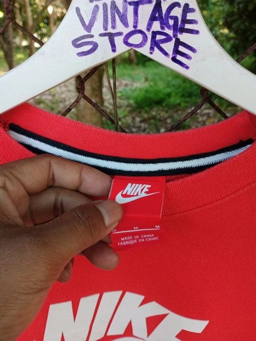 Nike × Vintage Vintage Nike Big Swoosh Crewneck Sweatshirt Size US M / EU 48-50 / 2 - 4 Thumbnail