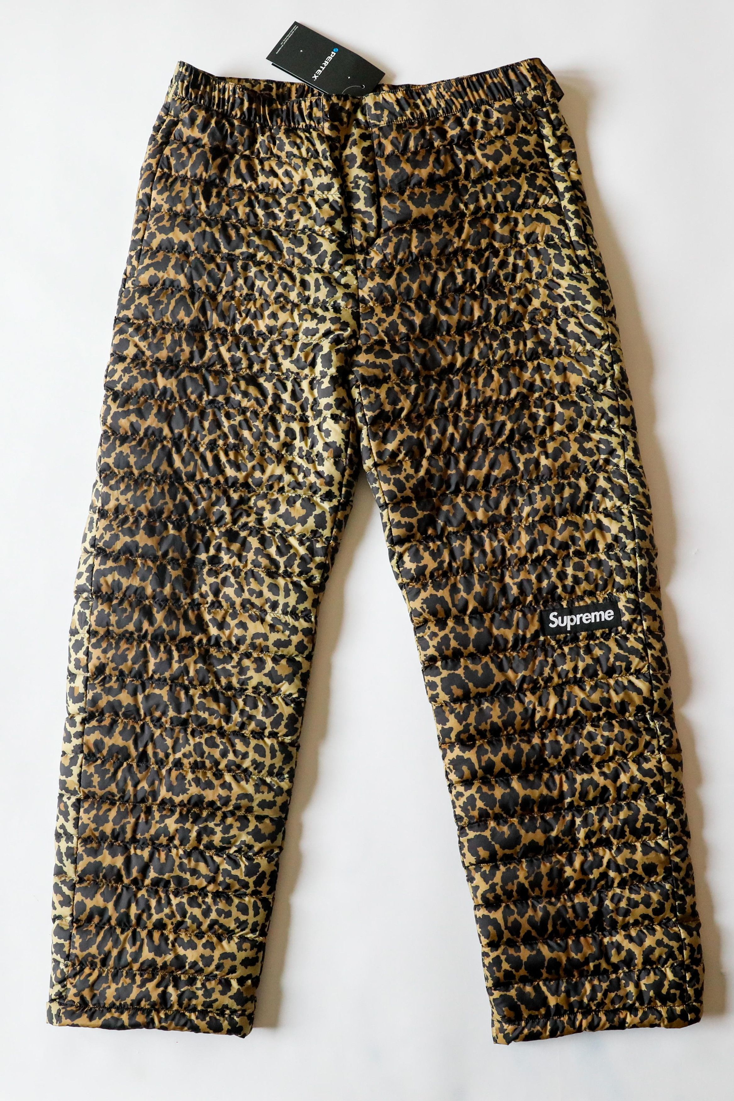 Supreme Supreme Leopard Micro Down Pant | Grailed