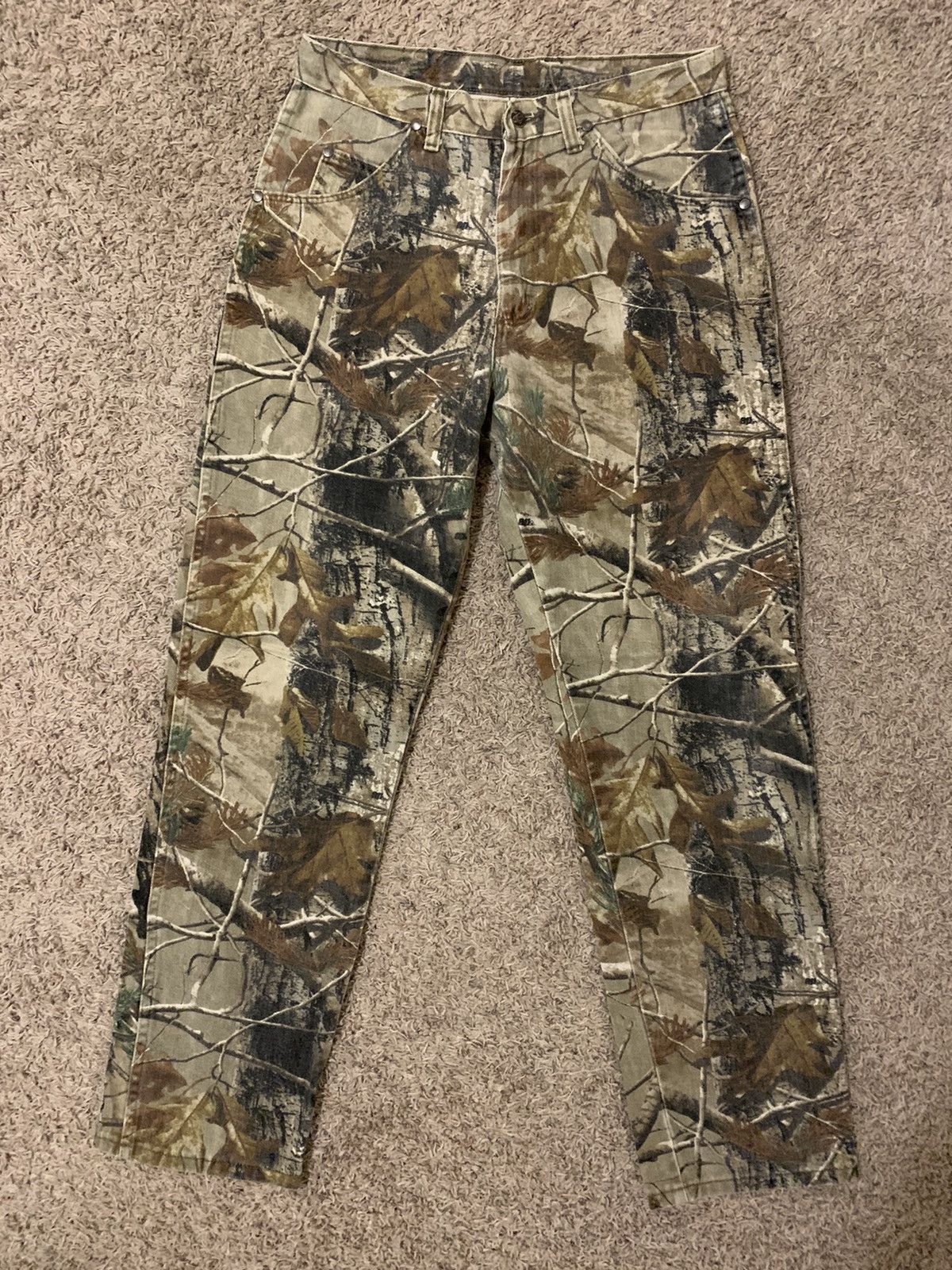 Vintage Vintage Wrangler Realtree Ap Camo Denim Grailed