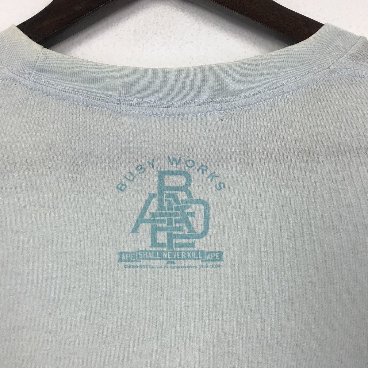 Bape 💣OFFER Vtg A BATHING APE Rope Design T-shirt Size US L / EU 52-54 / 3 - 7 Thumbnail