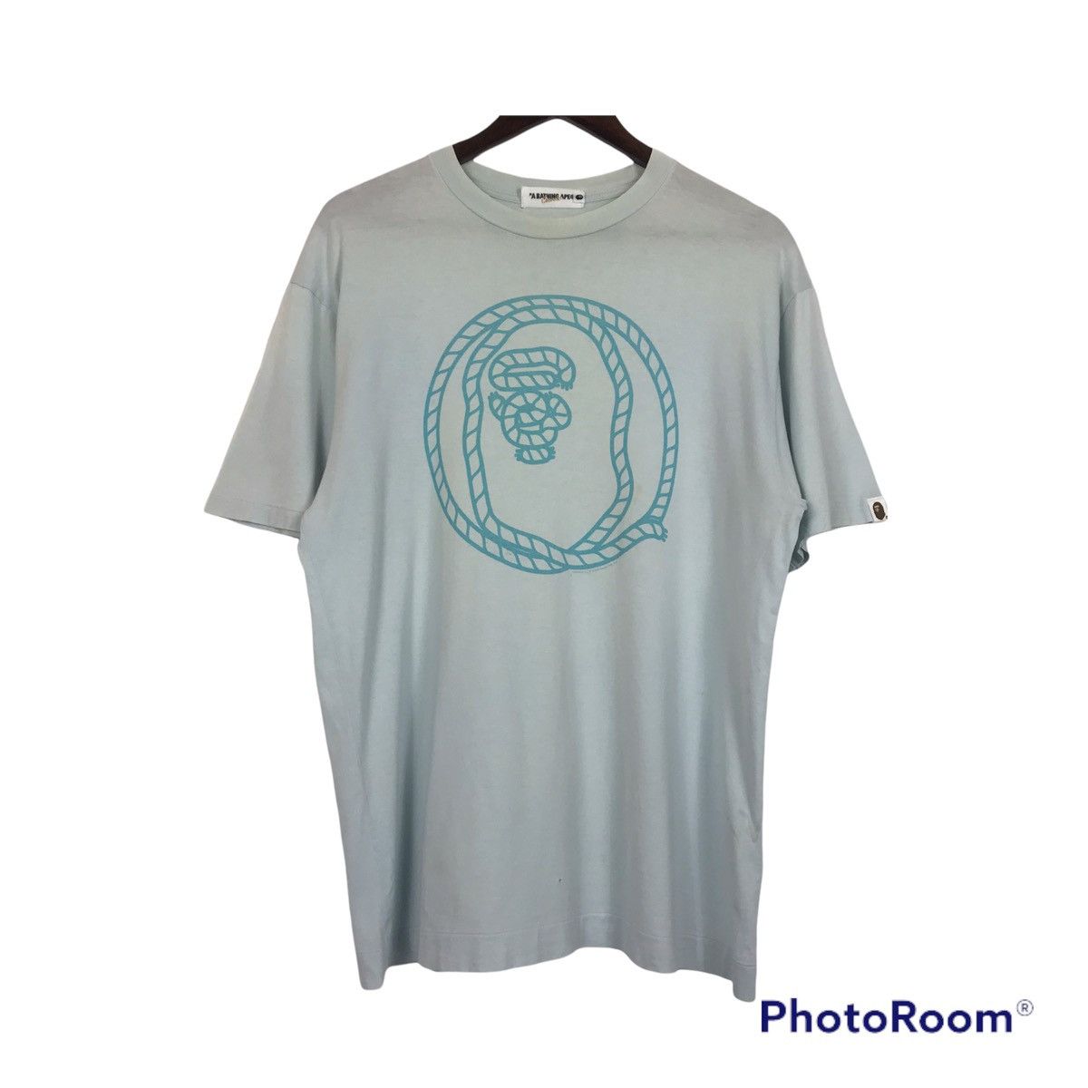 Bape 💣OFFER Vtg A BATHING APE Rope Design T-shirt Size US L / EU 52-54 / 3 - 1 Thumbnail