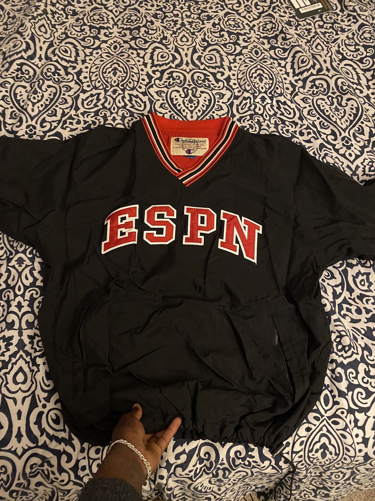 Champion × Vintage VINTAGE ESPN X CHAMPION PULLOVER Size US L / EU 52-54 / 3 - 1 Thumbnail