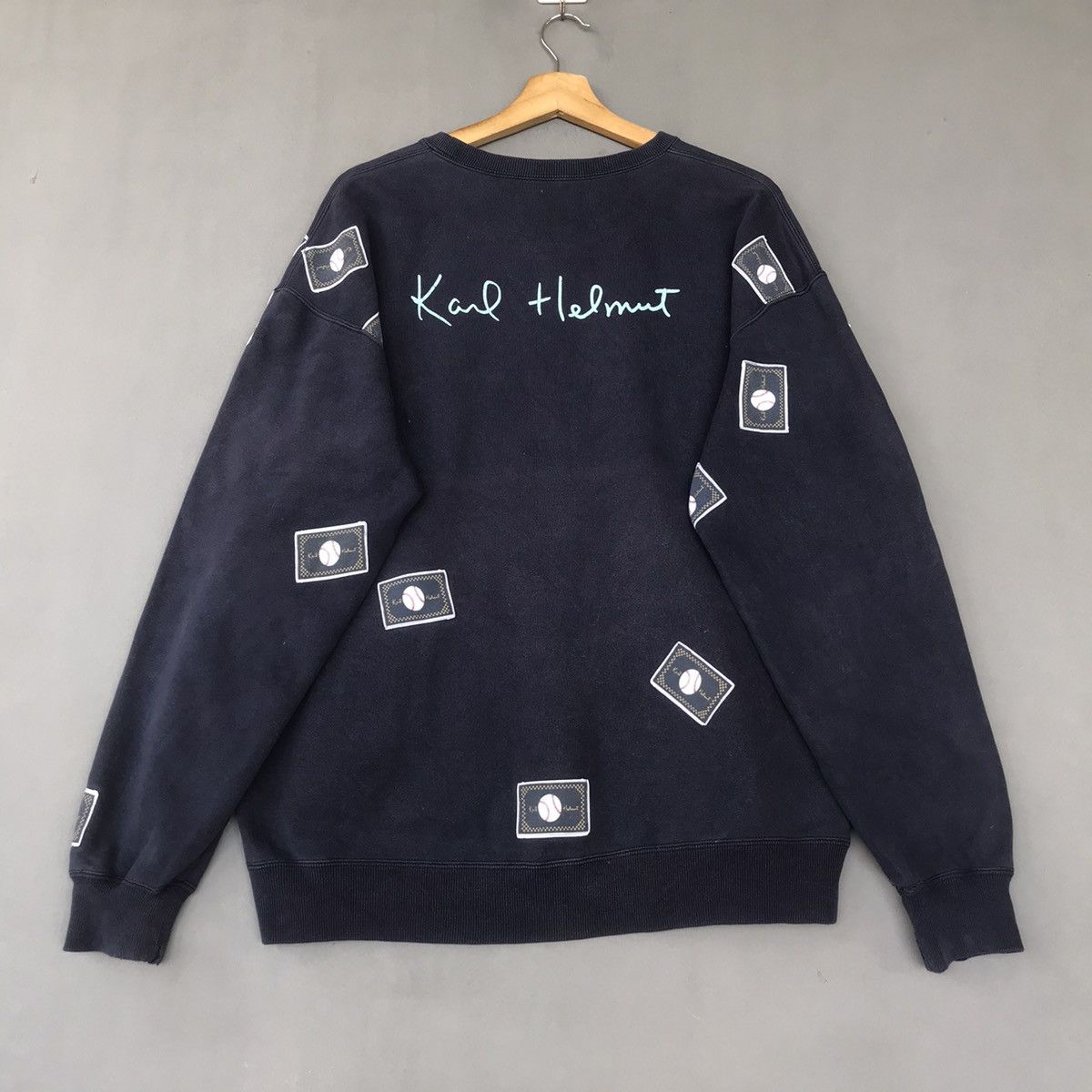 Japanese Brand × Karl Helmut Vintage Karl Helmut Sweatshirt Size US L / EU 52-54 / 3 - 6 Thumbnail