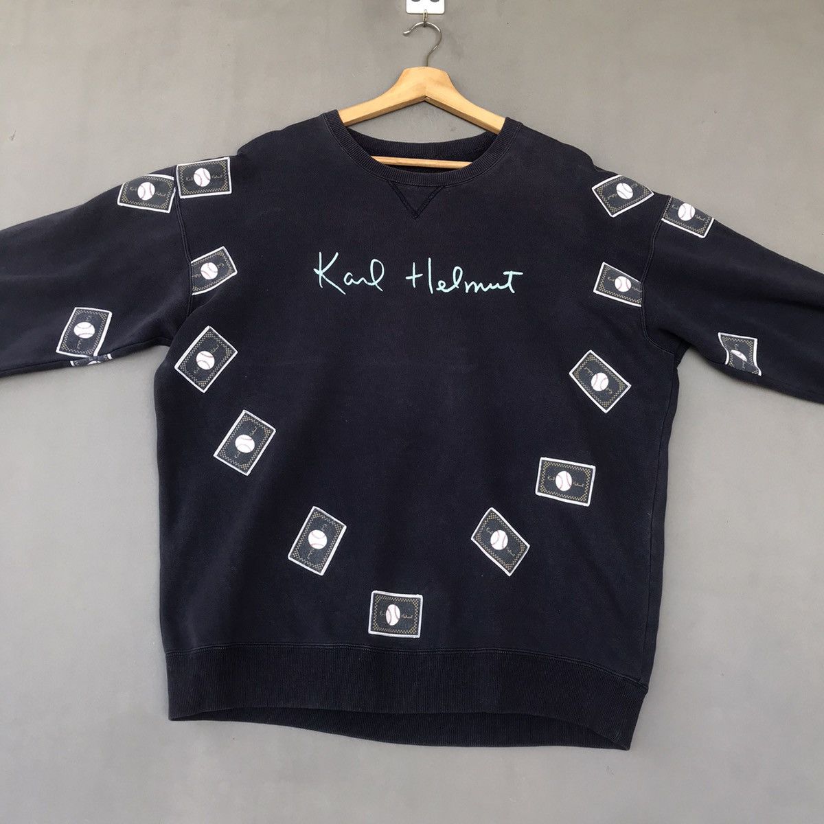 Japanese Brand × Karl Helmut Vintage Karl Helmut Sweatshirt Size US L / EU 52-54 / 3 - 8 Thumbnail
