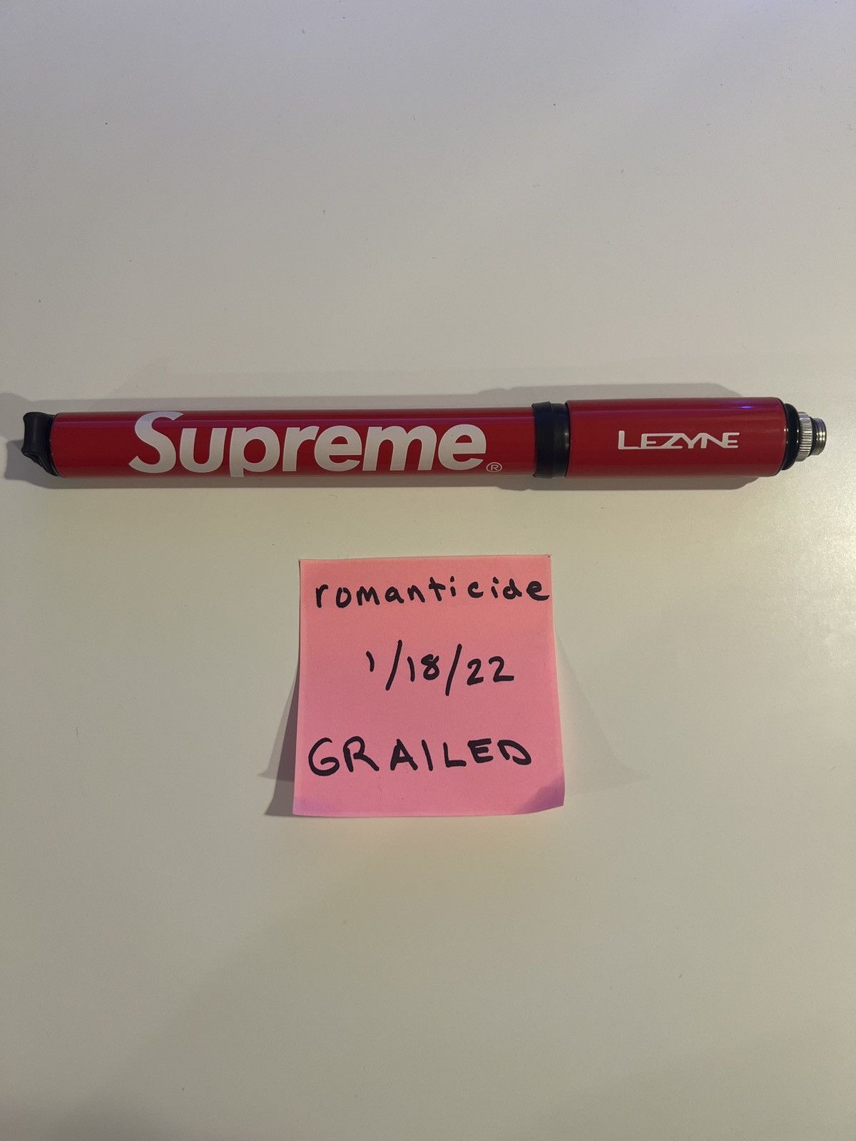 Grailed Supreme Lezyne Hand Pump Supreme Lezyne Pocket Drive Pro