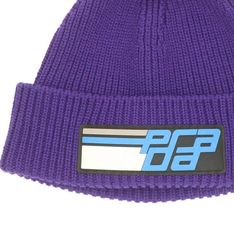 Prada Rubber logo beanie hat Size ONE SIZE - 5 Thumbnail