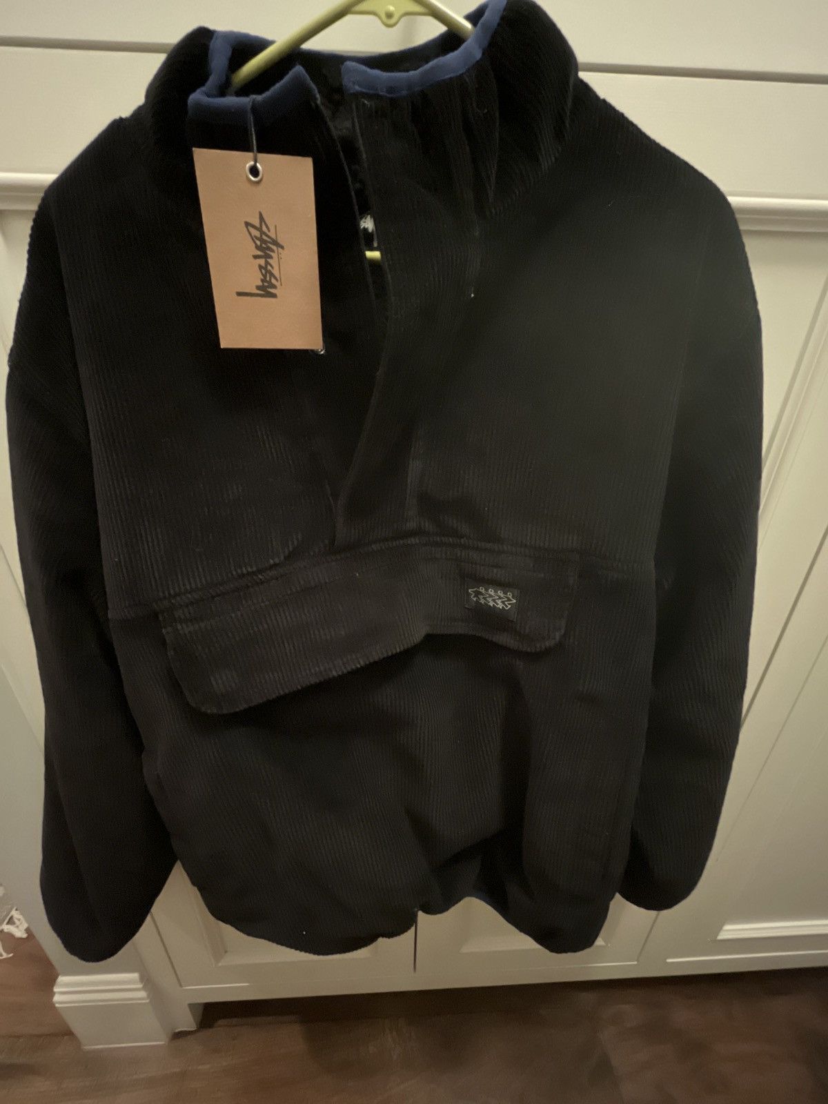 Stussy Stussy Corduroy Fleece Mock Pullover | Grailed