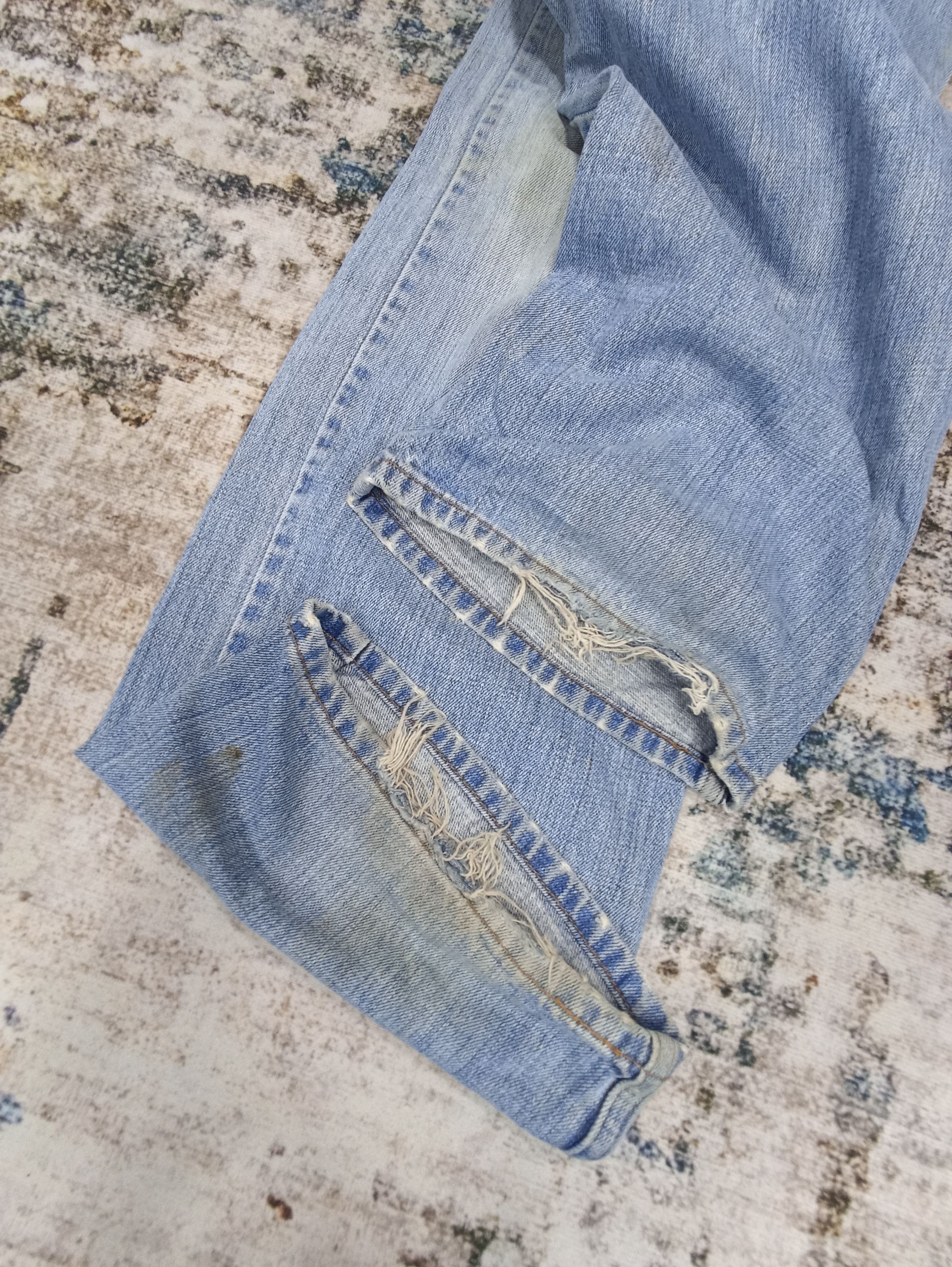 Jean × Levi's × Vintage Vintage Light Wash Levis 569 Jeans - J086 Size US 38 / EU 54 - 7 Thumbnail