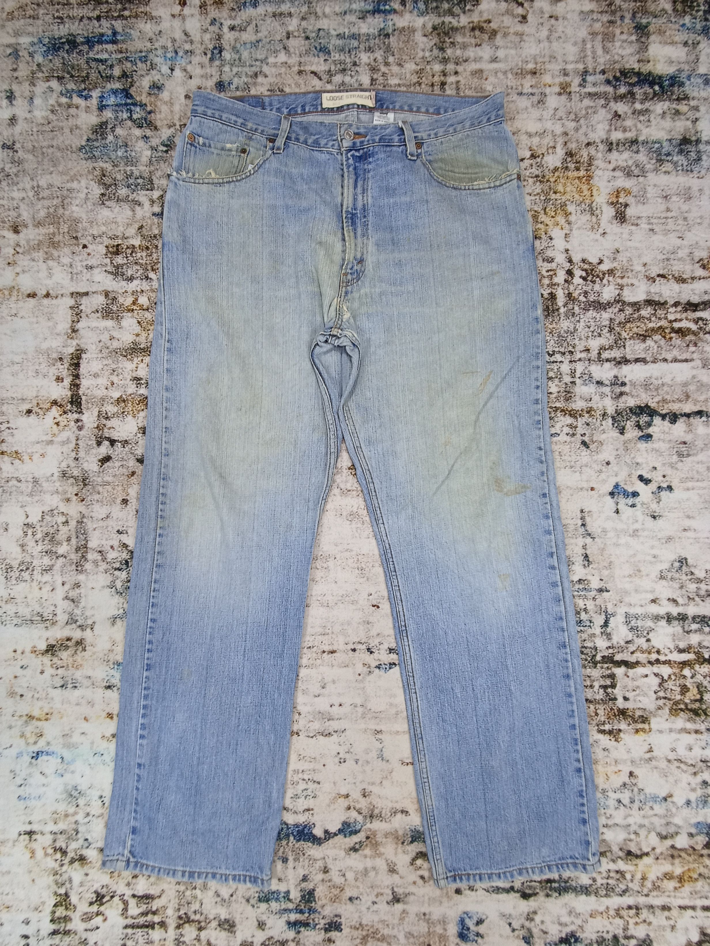 Jean × Levi's × Vintage Vintage Light Wash Levis 569 Jeans - J086 Size US 38 / EU 54 - 1 Thumbnail