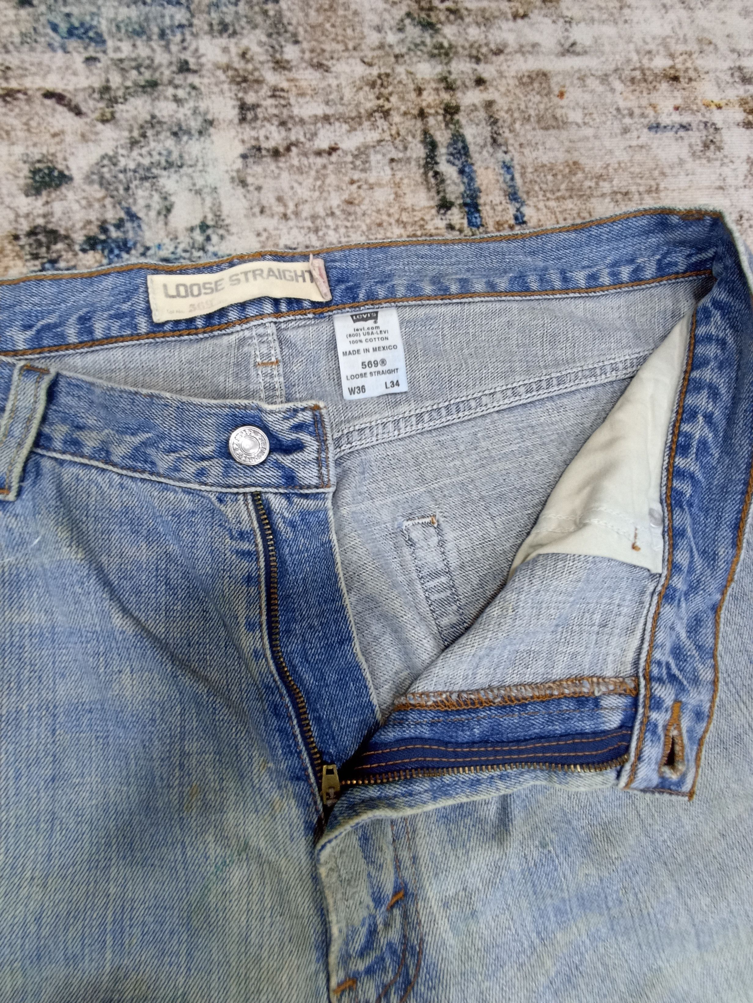 Jean × Levi's × Vintage Vintage Light Wash Levis 569 Jeans - J086 Size US 38 / EU 54 - 3 Thumbnail