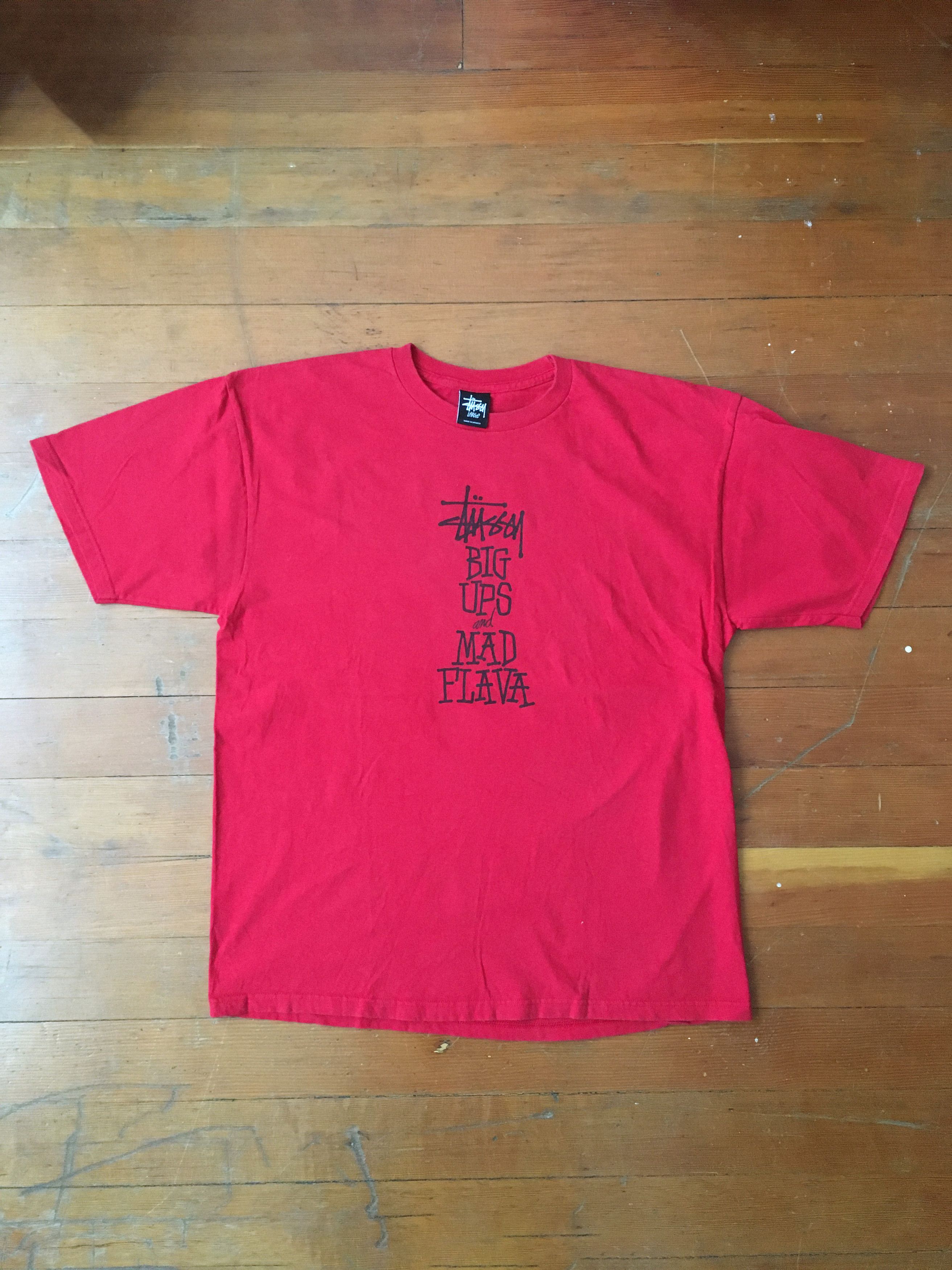 Stussy Big Ups Mad Flava T-shirt | Grailed