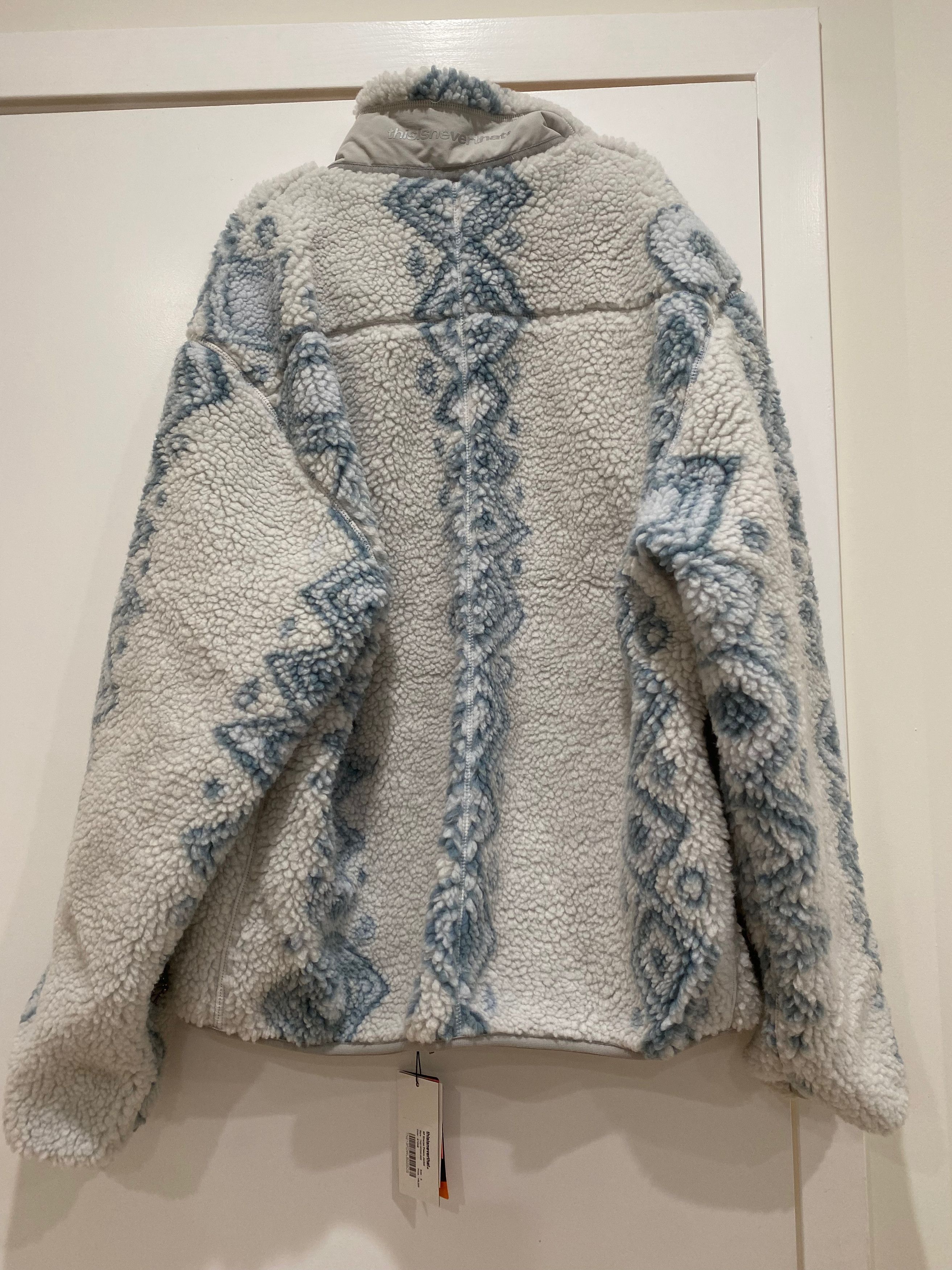 thisisneverthat thisisneverthat Sherpa Fleece Jacket in Patterned Stone Size US S / EU 44-46 / 1 - 4 Thumbnail