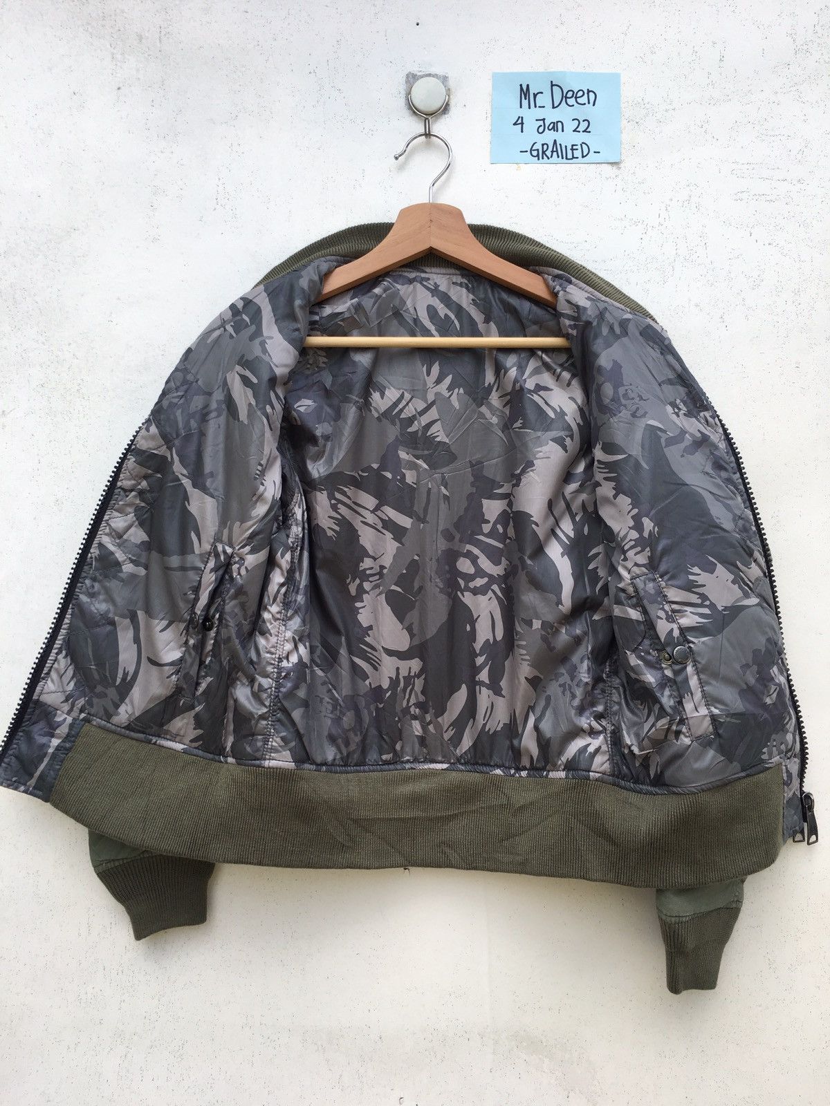 Avirex Rare Avirex Reversible Green Army Jacket Size US S / EU 44-46 / 1 - 7 Thumbnail