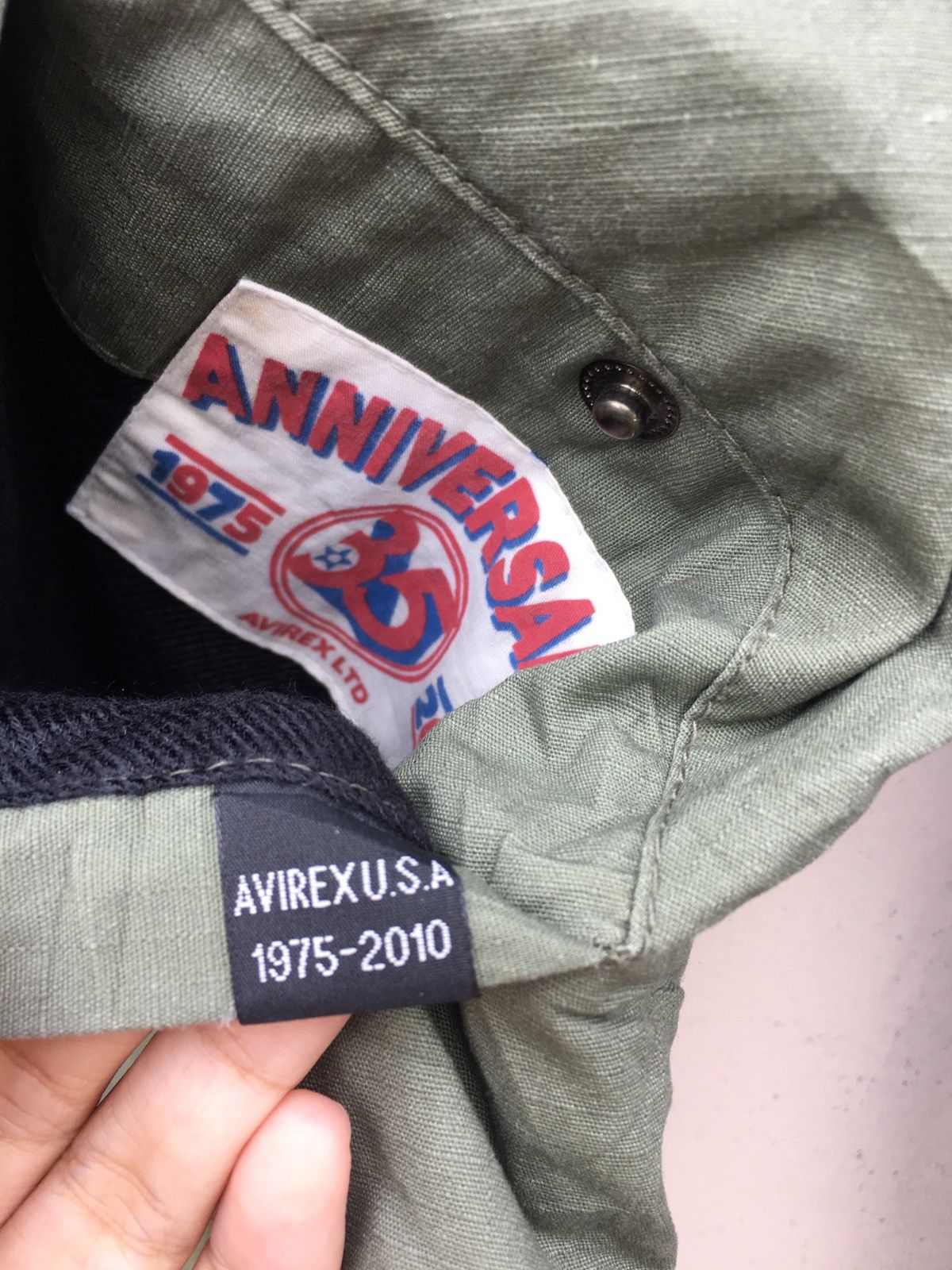 Avirex Rare Avirex Reversible Green Army Jacket Size US S / EU 44-46 / 1 - 21 Thumbnail