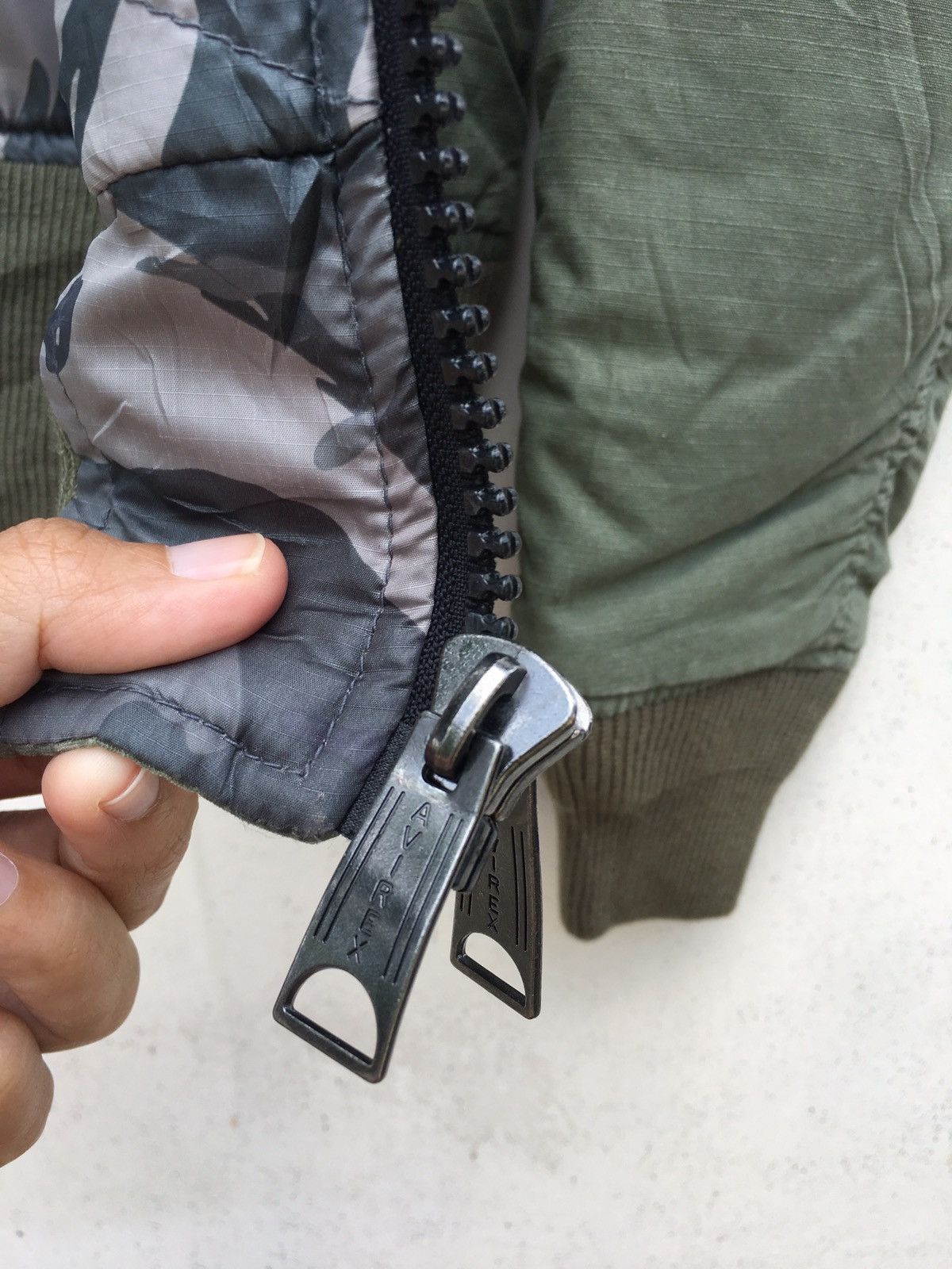 Avirex Rare Avirex Reversible Green Army Jacket Size US S / EU 44-46 / 1 - 10 Thumbnail