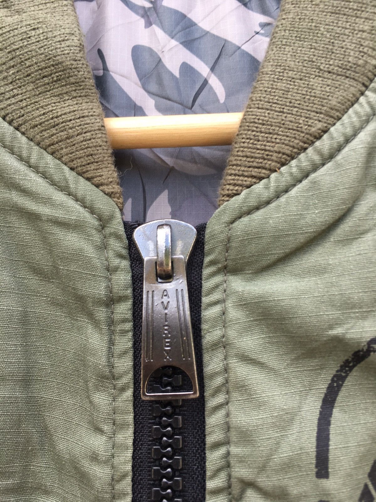 Avirex Rare Avirex Reversible Green Army Jacket Size US S / EU 44-46 / 1 - 6 Thumbnail
