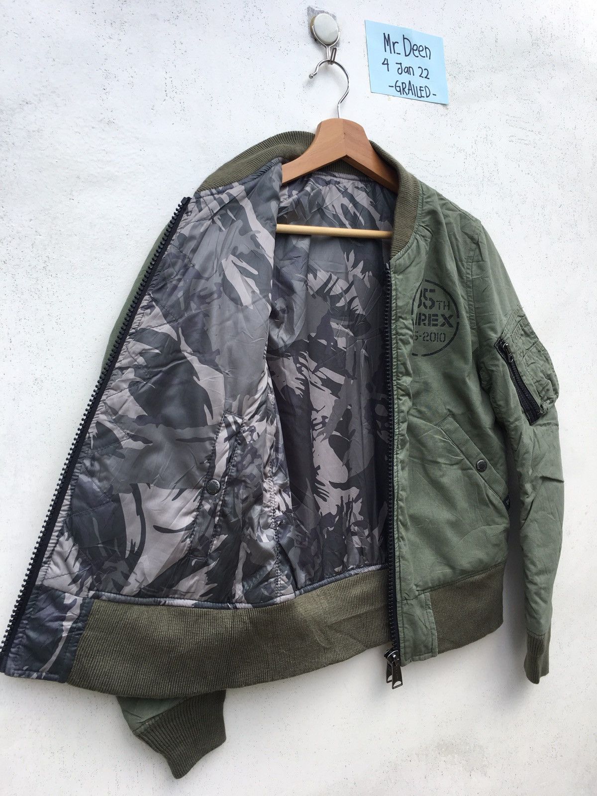 Avirex Rare Avirex Reversible Green Army Jacket Size US S / EU 44-46 / 1 - 12 Thumbnail