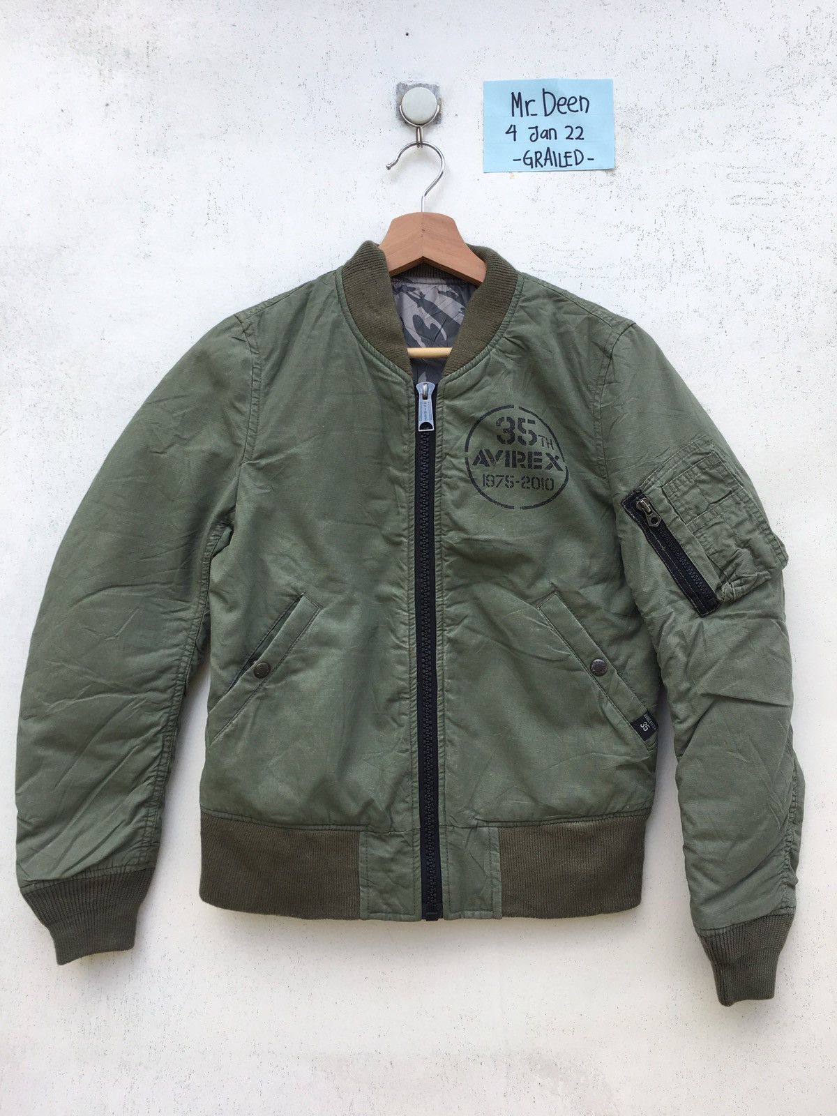 Avirex Rare Avirex Reversible Green Army Jacket Size US S / EU 44-46 / 1 - 1 Thumbnail