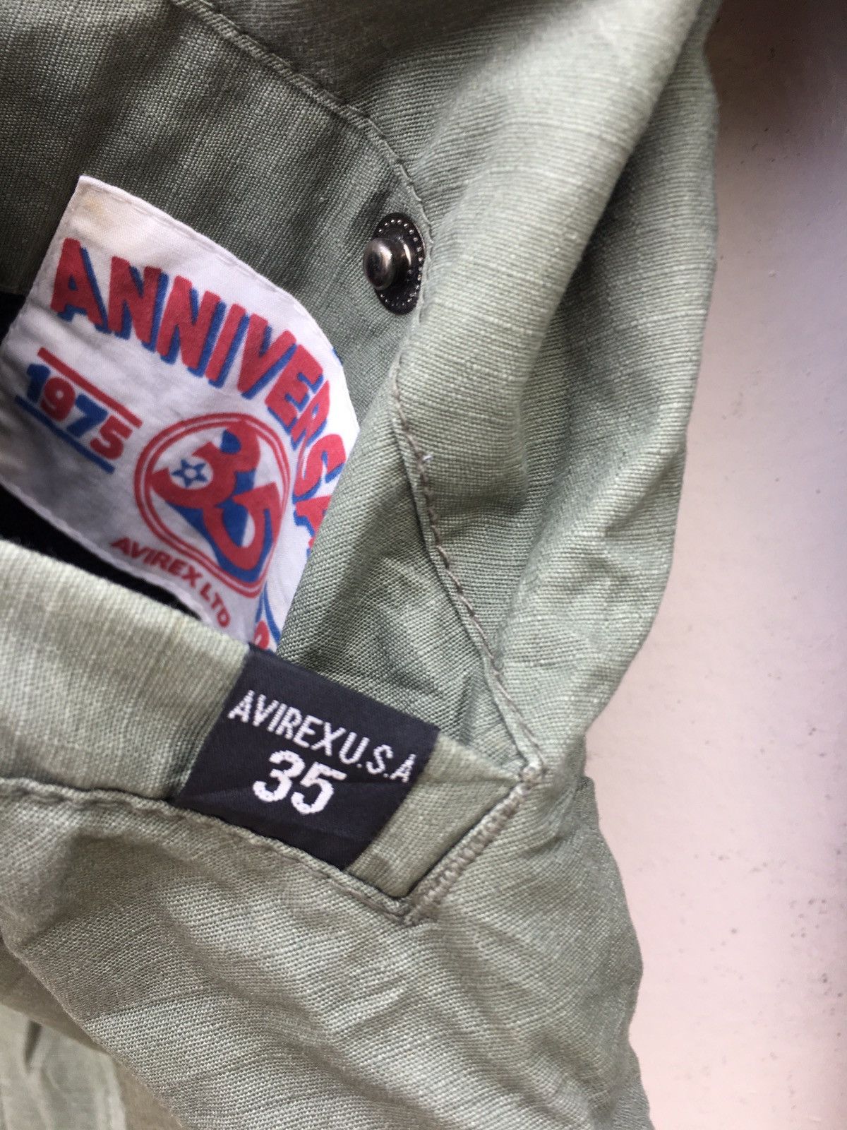Avirex Rare Avirex Reversible Green Army Jacket Size US S / EU 44-46 / 1 - 20 Thumbnail