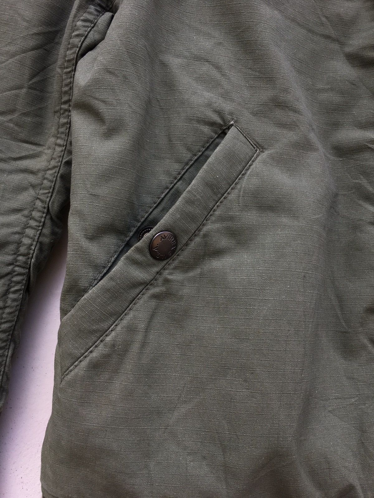 Avirex Rare Avirex Reversible Green Army Jacket Size US S / EU 44-46 / 1 - 5 Thumbnail