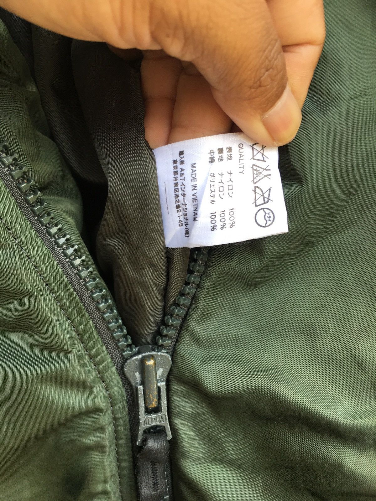 Alpha Industries Rare Alpha Industries Ins Snow Army Bomber B3 Winter Jacket Size US L / EU 52-54 / 3 - 11 Thumbnail