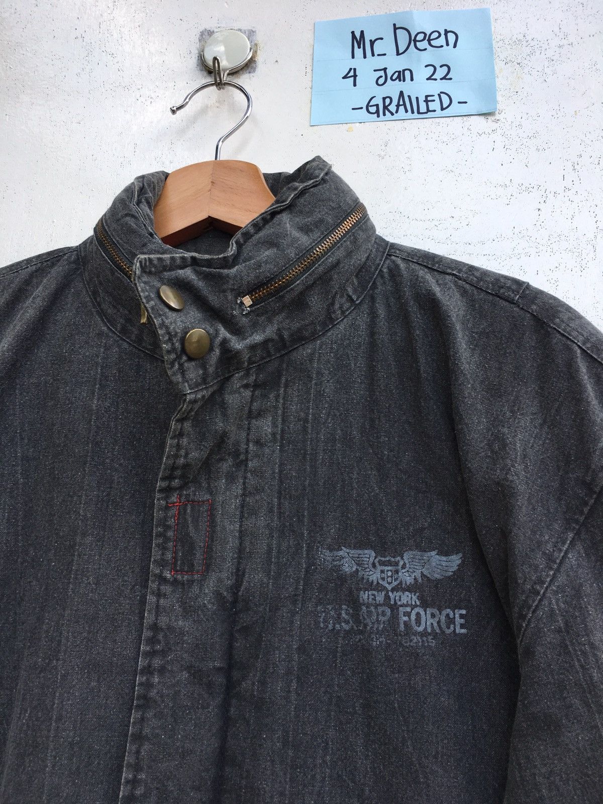 Vintage Rare Vintage New York US Air Force Jacket Size US L / EU 52-54 / 3 - 5 Thumbnail