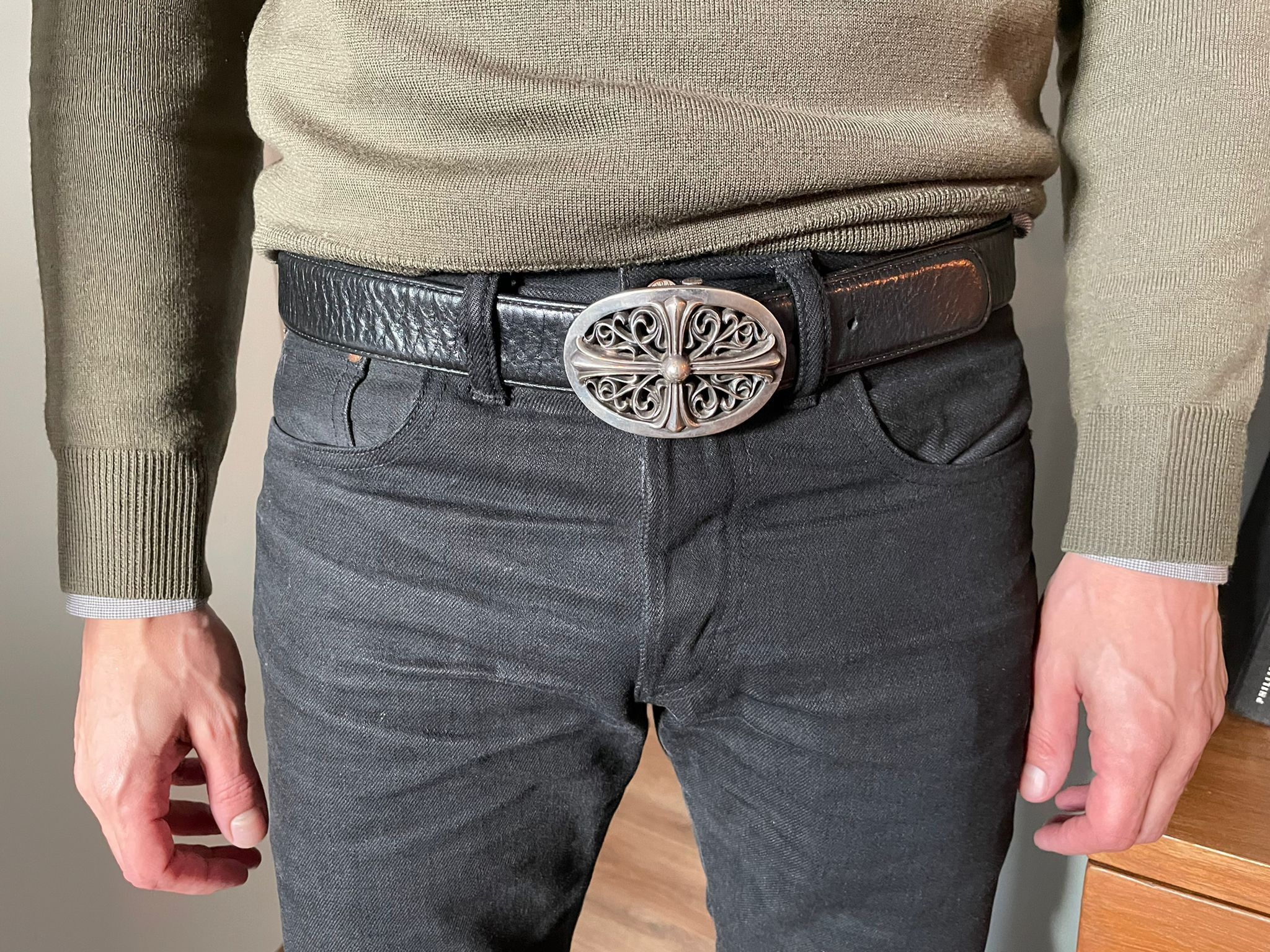 クロムハーツ classic OVAL belt CHROME HEARTS（クロムハーツ） OVAL 