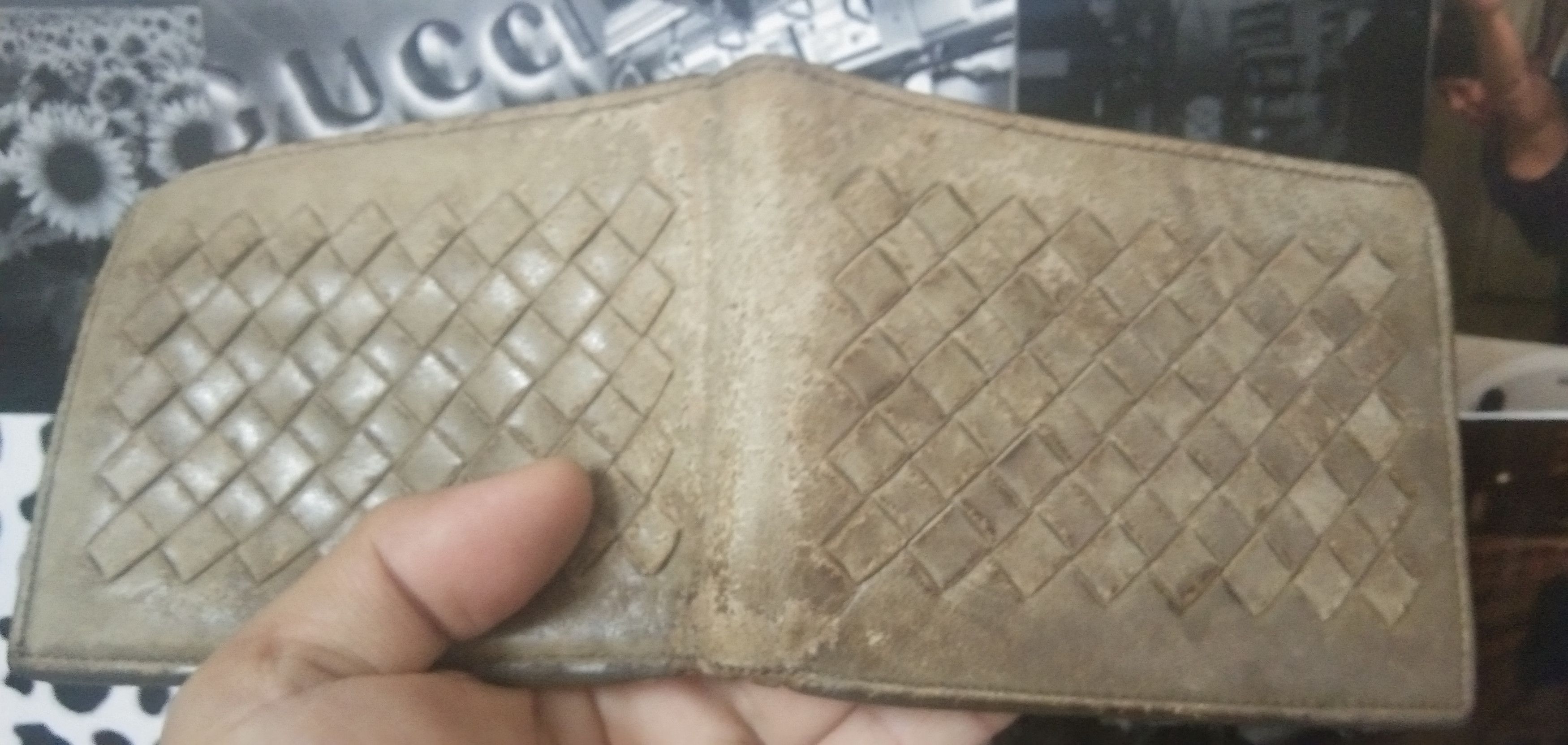 Bottega Veneta DISTRESSED BOTTEGA VENETA WALLET Size ONE SIZE - 10 Thumbnail