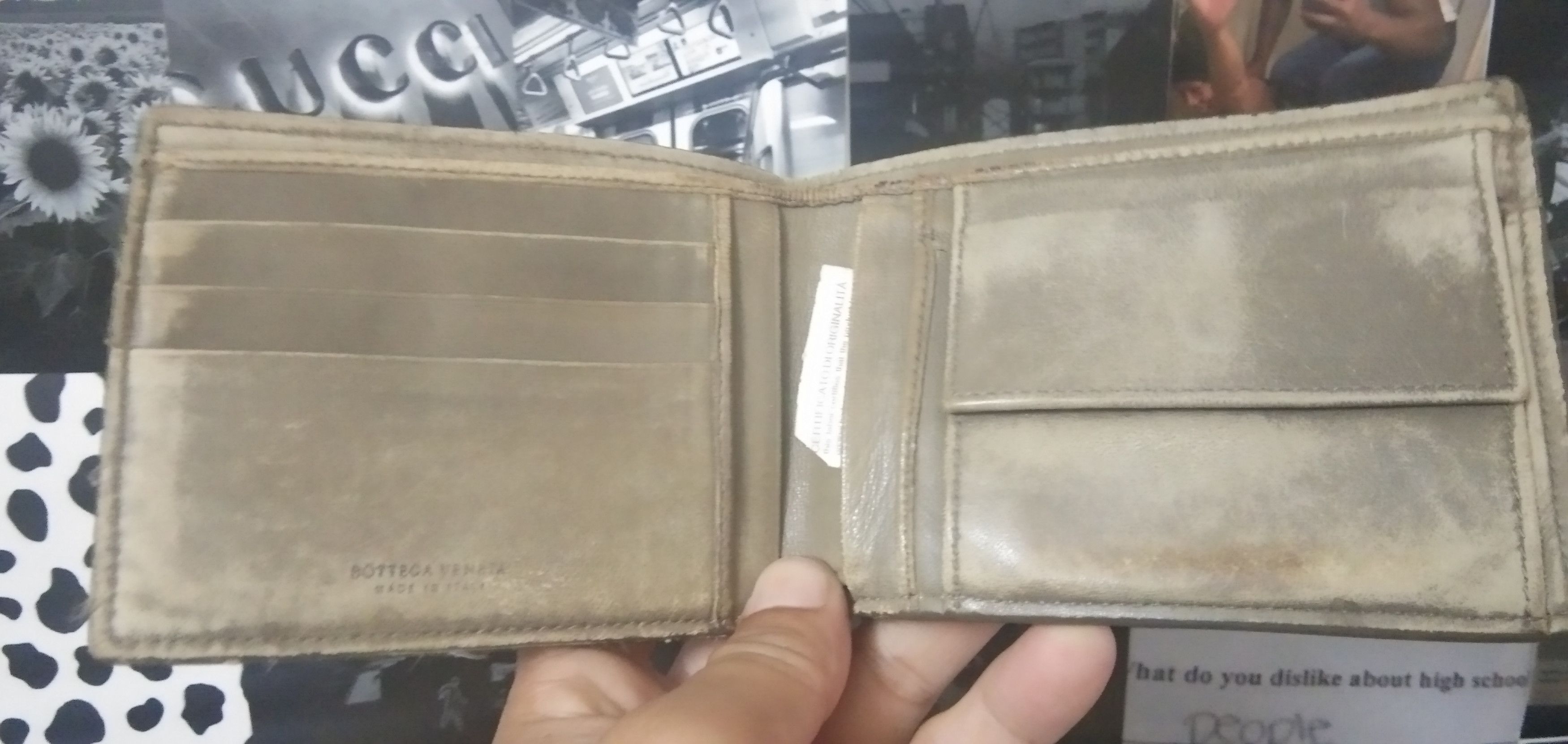 Bottega Veneta DISTRESSED BOTTEGA VENETA WALLET Size ONE SIZE - 6 Thumbnail