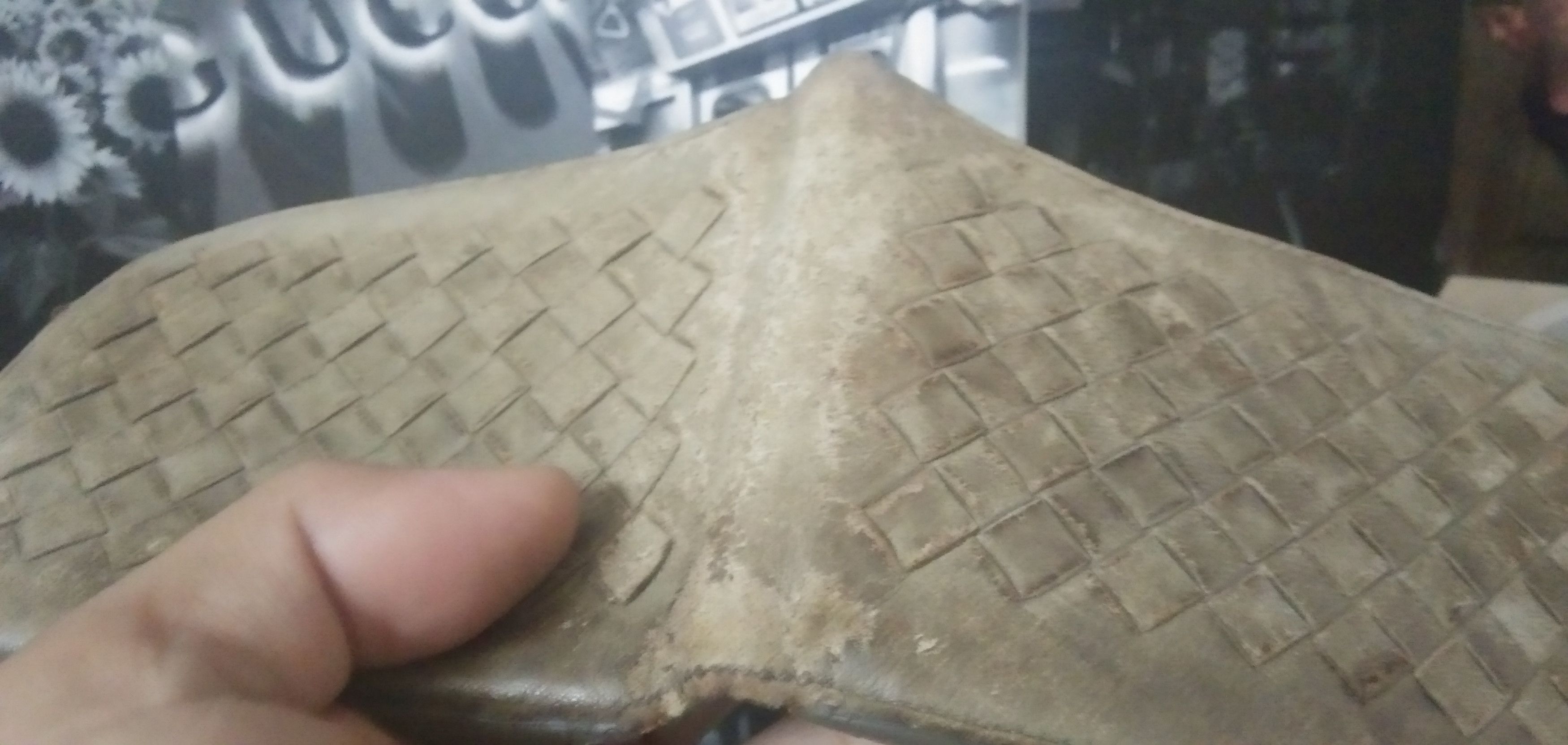 Bottega Veneta DISTRESSED BOTTEGA VENETA WALLET Size ONE SIZE - 9 Thumbnail