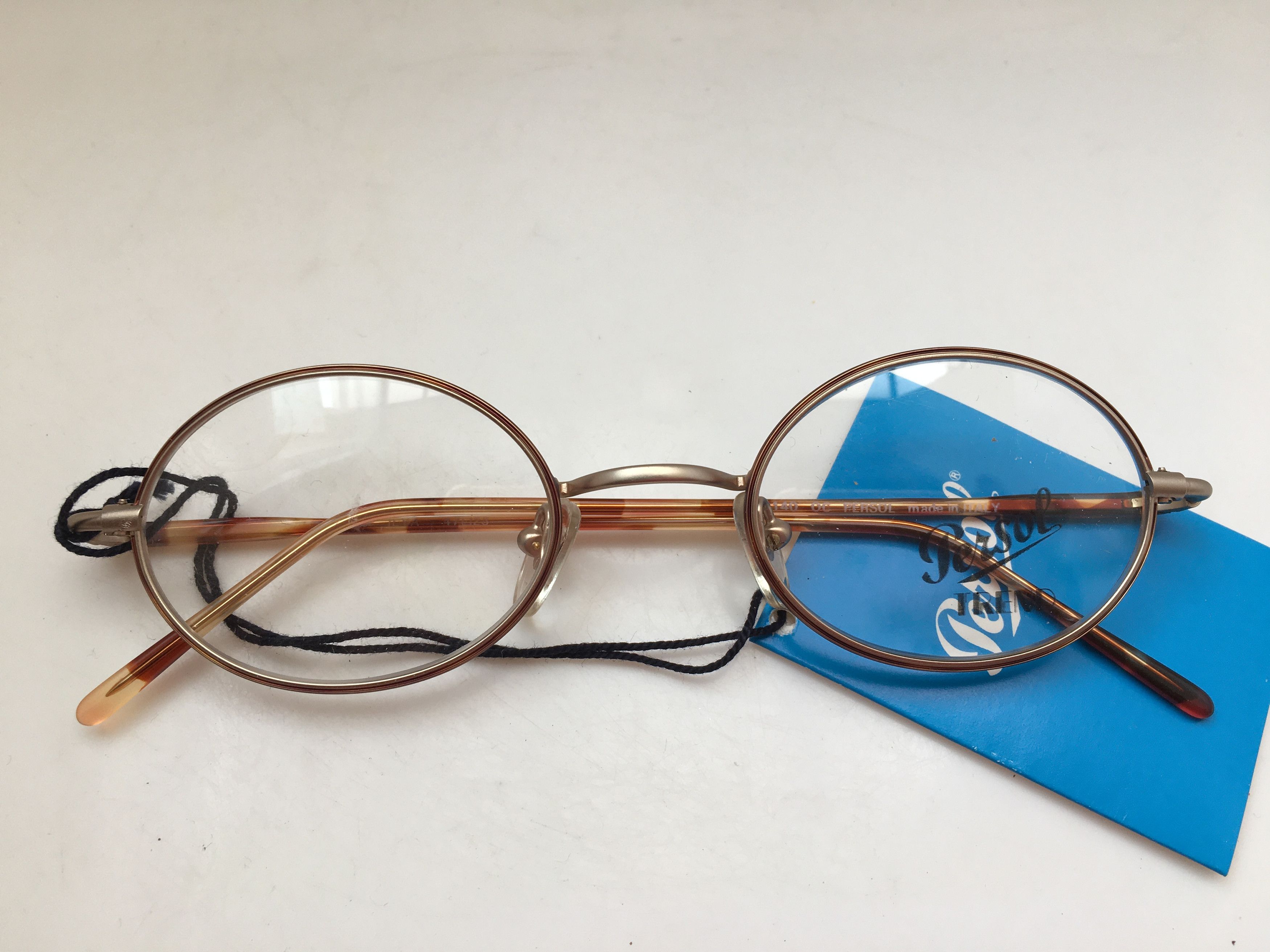 Persol Vintage Persol ILYA Oval Eyeglasses Frame New Italy Size ONE SIZE - 6 Thumbnail