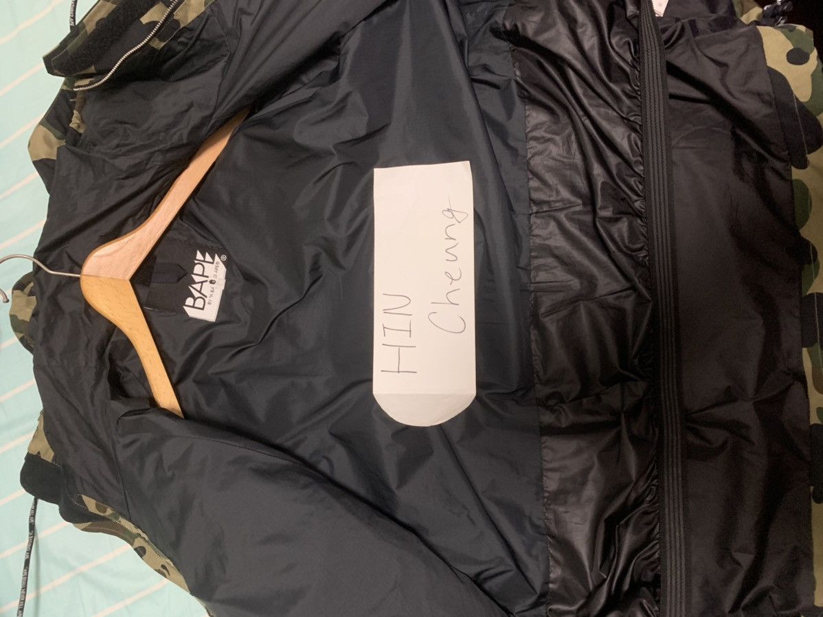 Bape Bape 1st Green camo snowboard jacket Size US L / EU 52-54 / 3 - 4 Thumbnail