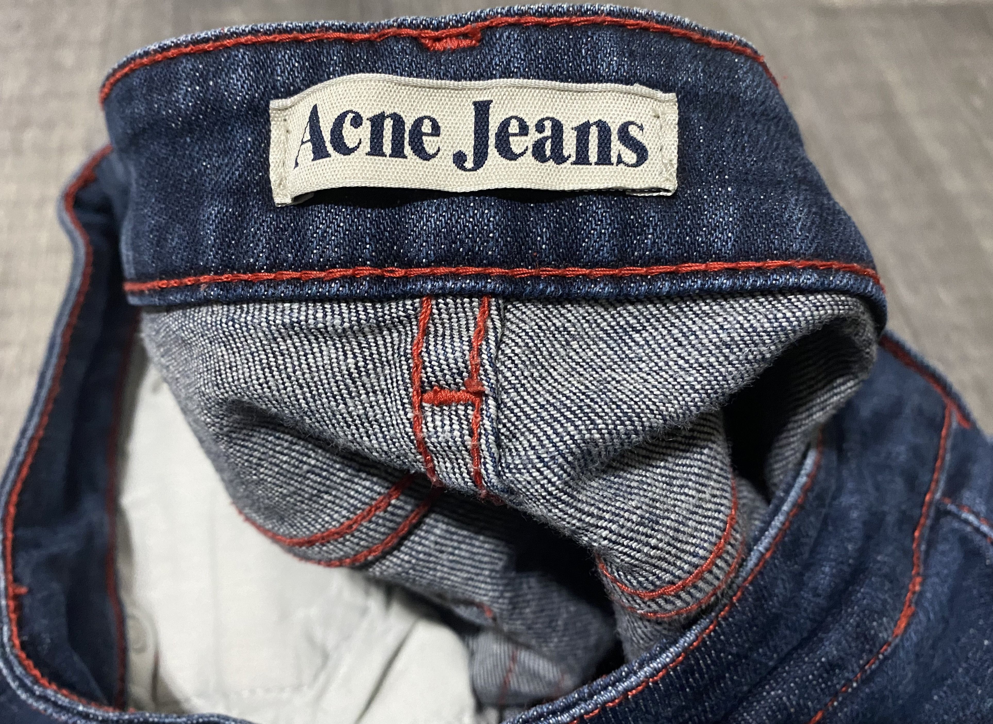 Acne Studios Rare Vintage Acne Studios Vintage Hex Red Stitch Jeans Denim Size US 31 - 9 Thumbnail