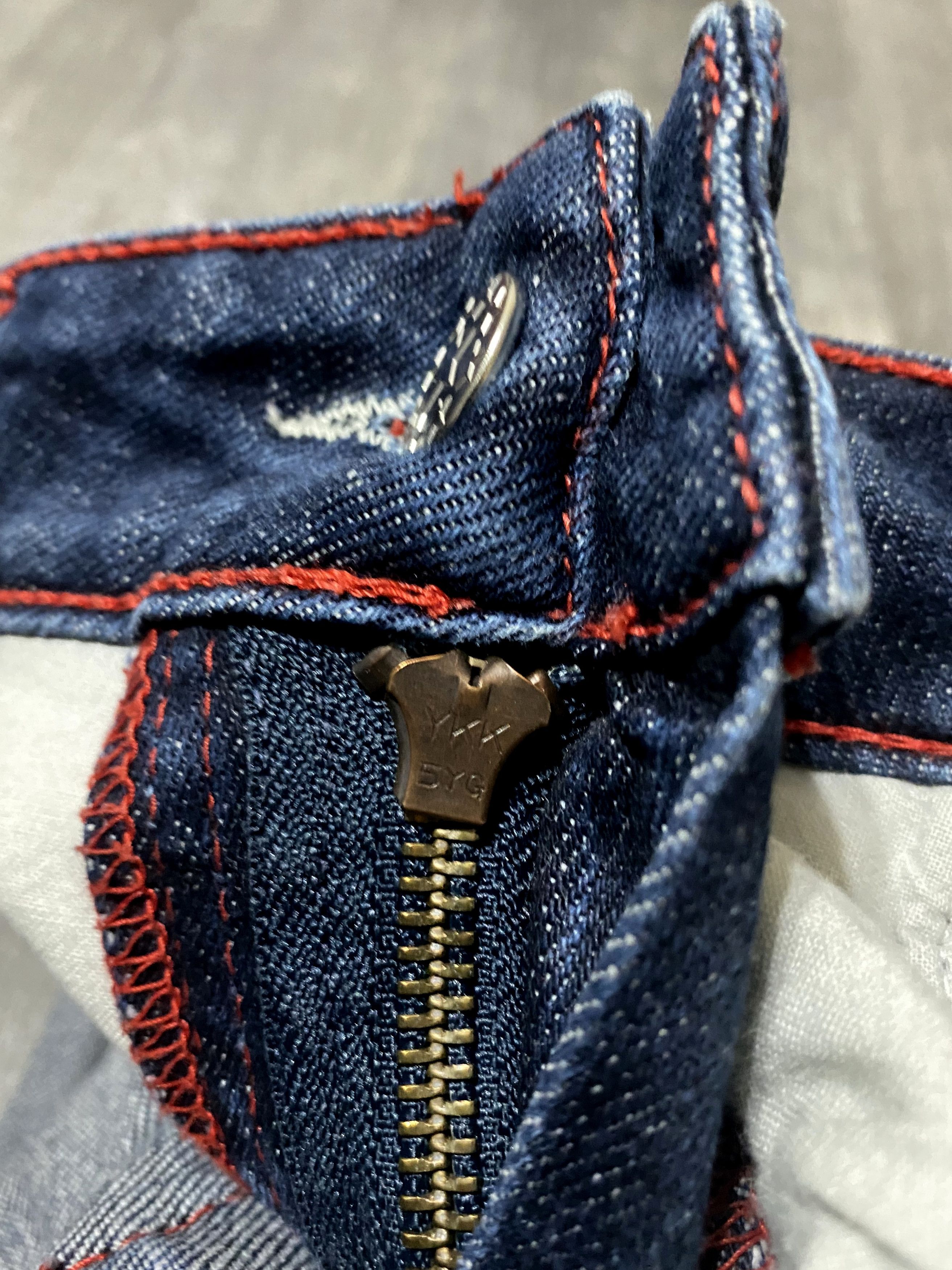 Acne Studios Rare Vintage Acne Studios Vintage Hex Red Stitch Jeans Denim Size US 31 - 14 Thumbnail