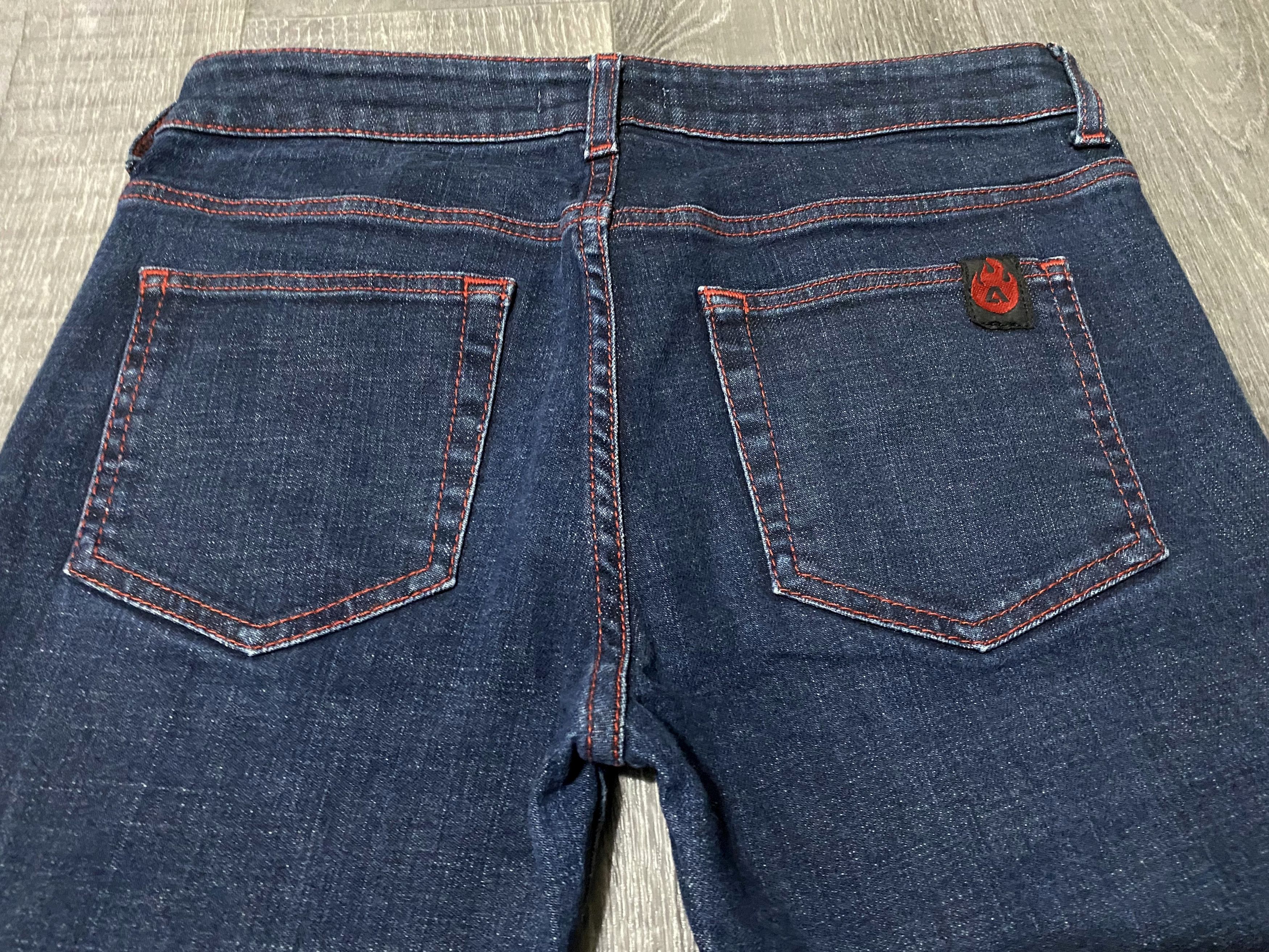 Acne Studios Rare Vintage Acne Studios Vintage Hex Red Stitch Jeans Denim Size US 31 - 4 Thumbnail