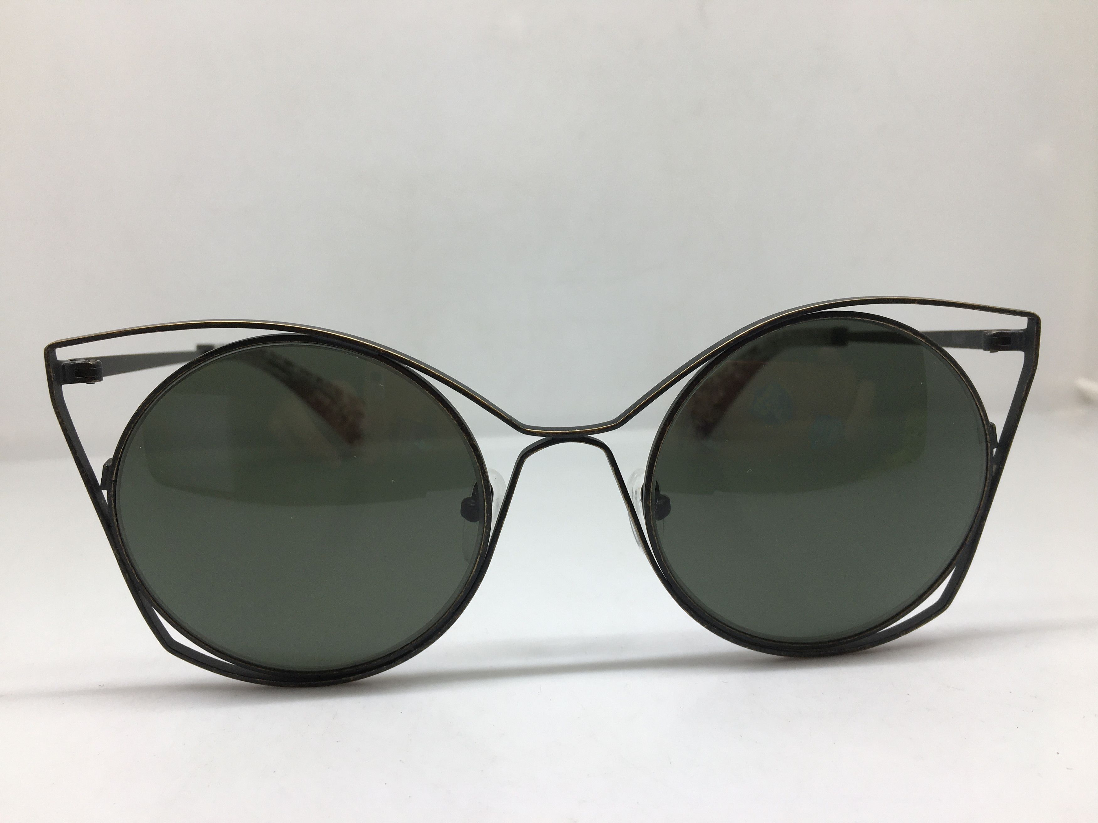 Yohji Yamamoto Yohji Yamamoto YY7007 004 Cateye Round Sunglasses France Size ONE SIZE - 2 Thumbnail