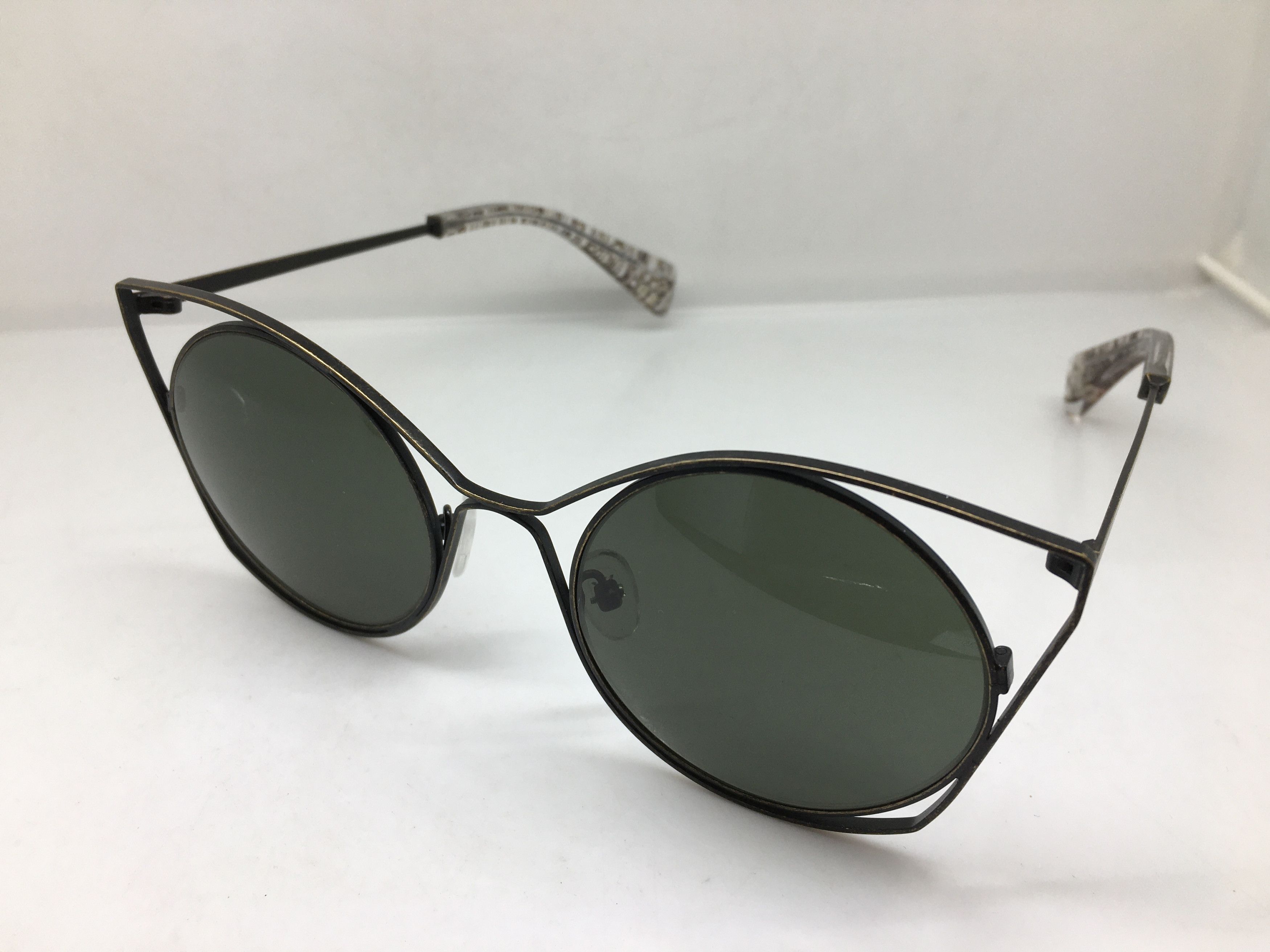 Yohji Yamamoto Yohji Yamamoto YY7007 004 Cateye Round Sunglasses France Size ONE SIZE - 4 Thumbnail