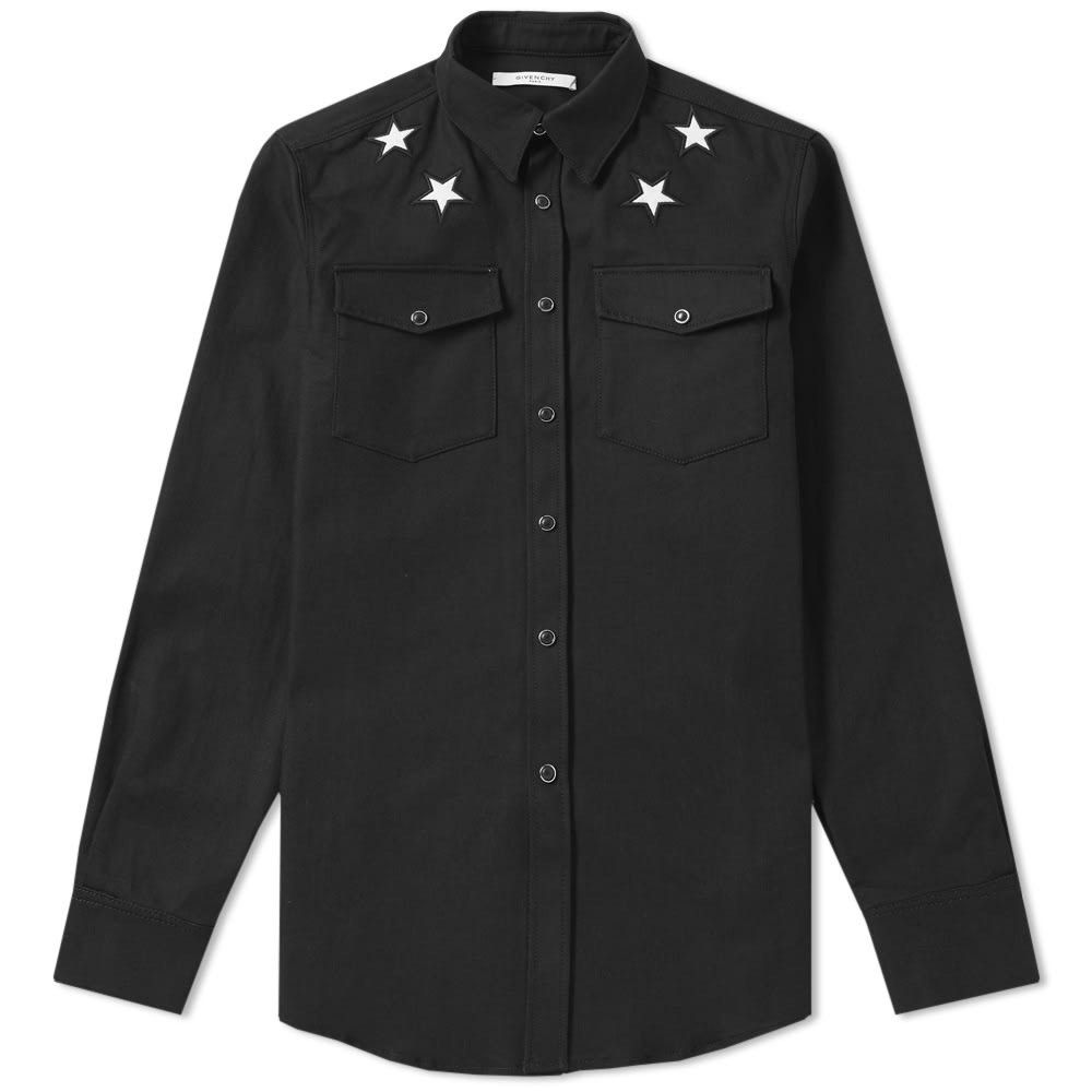 Givenchy Star Denim Button Up Size US M / EU 48-50 / 2 - 1 Thumbnail