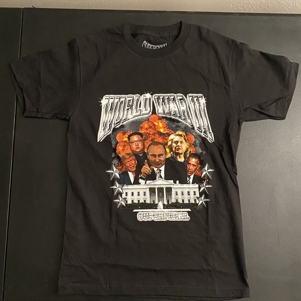 Other Superficial WWIII World War III T-Shirt - Black SM Size US S / EU 44-46 / 1 - 2 Thumbnail