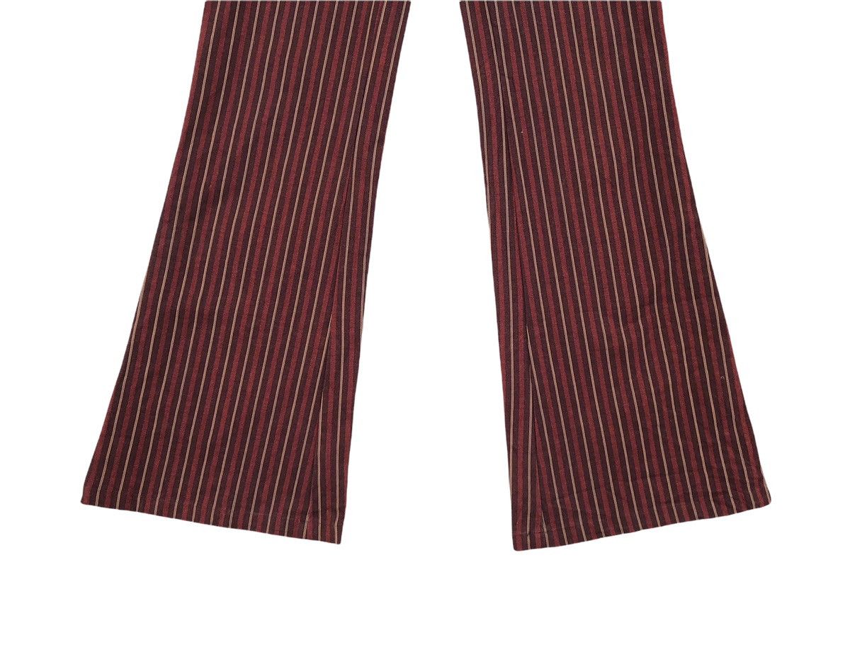 If Six Was Nine × Tornado Mart 🔥Megawatts 🔥Tornado Mart Stripes Flare Jeans Size US 29 - 4 Thumbnail