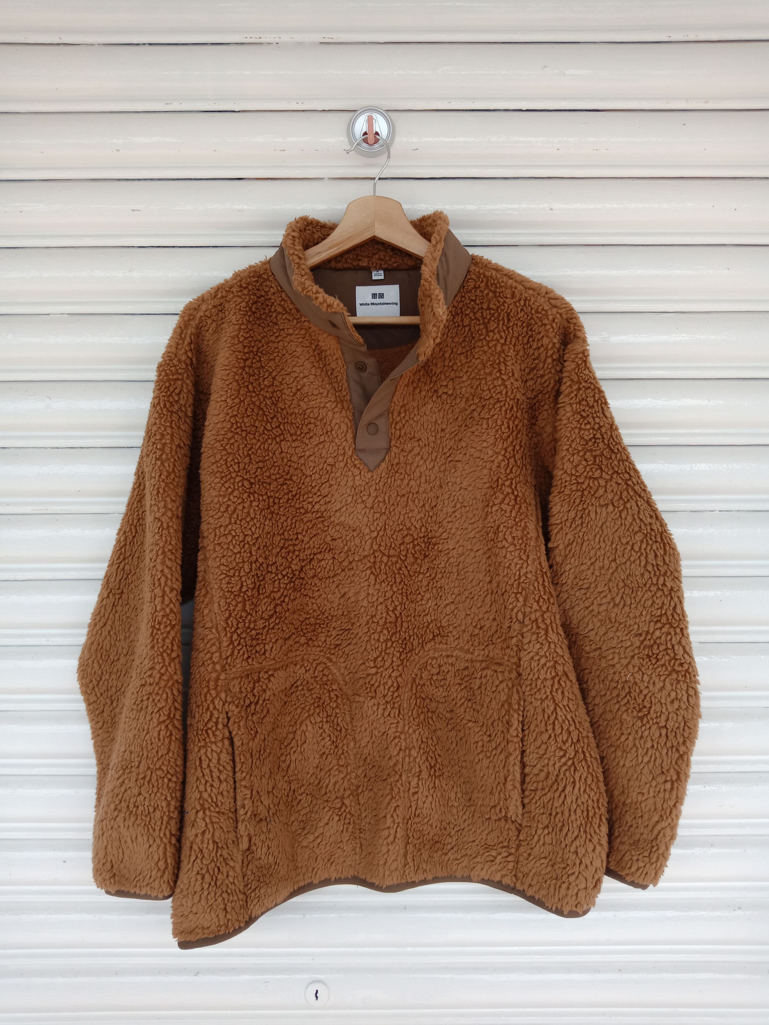 Uniqlo × White Mountaineering White Mountaineering Uniqlo Sherpa Brown Size US L / EU 52-54 / 3 - 3 Thumbnail